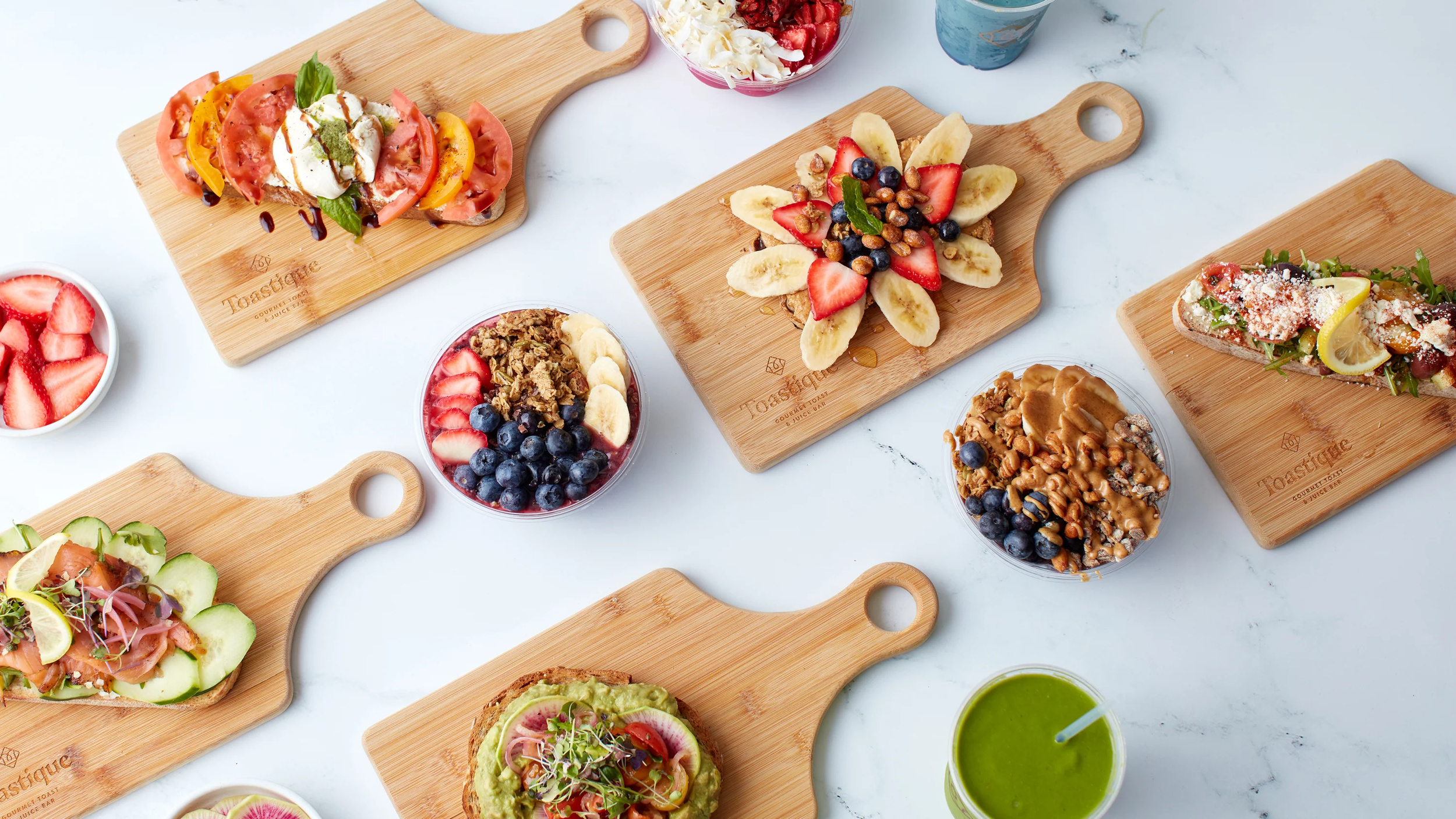 healthy food options from toastique at the hemingway in downtown eagle idaho
