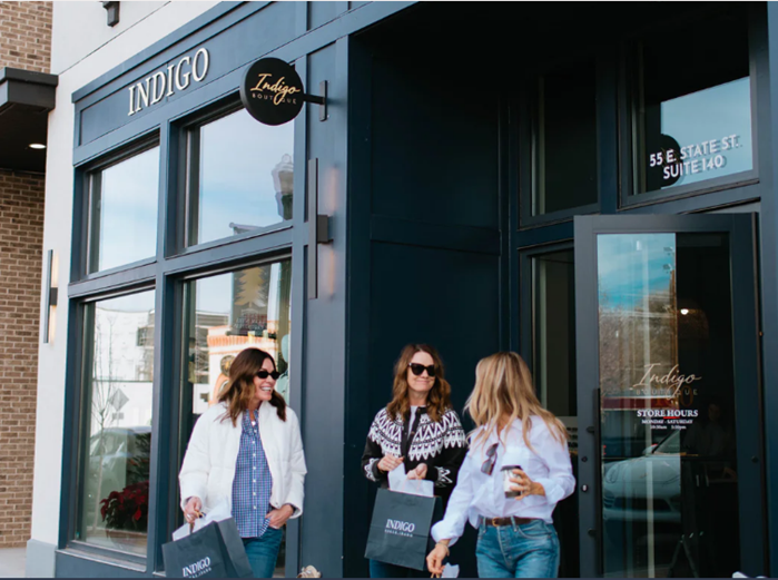 Indigo Boutique logo, now open at The Hemingway