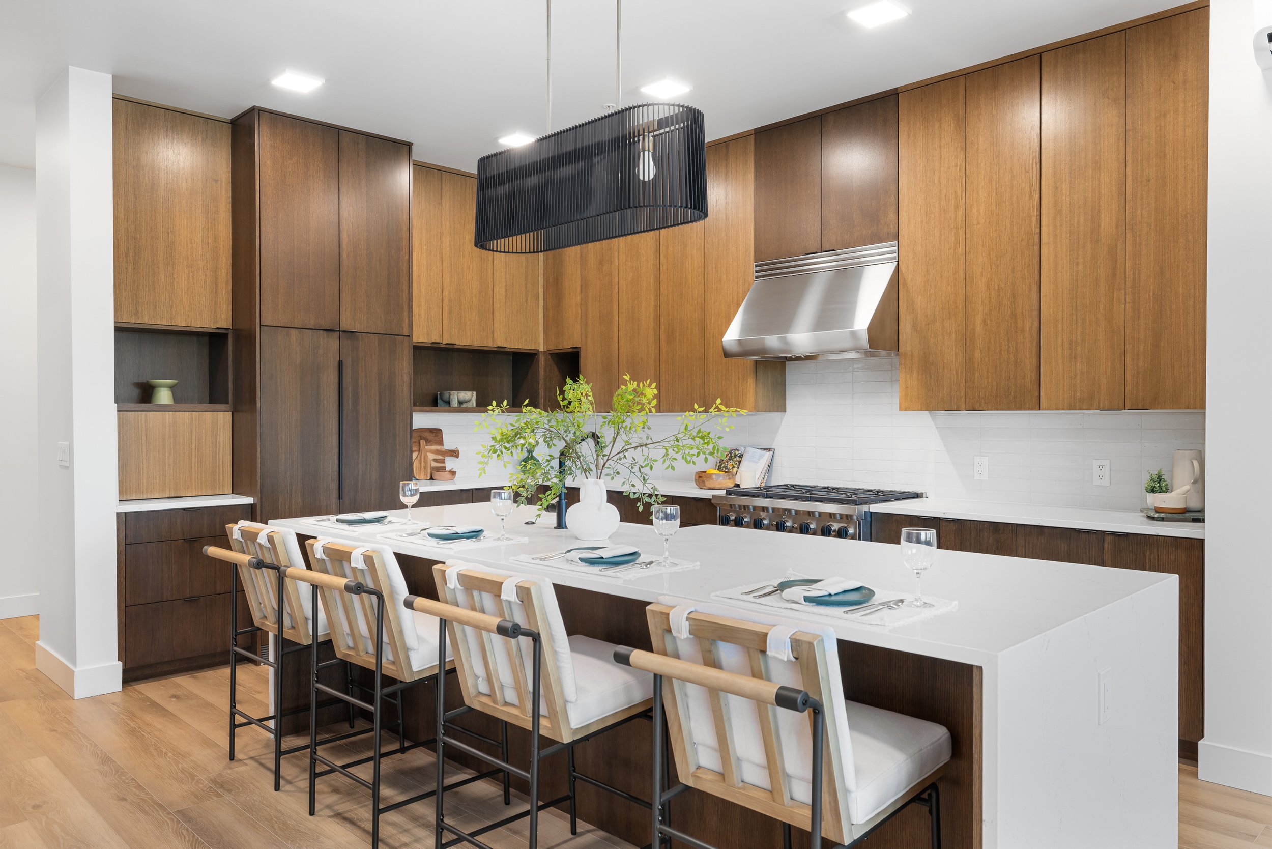 Kitchen at The Hemingway residence in Downtown Eagle, Idaho.