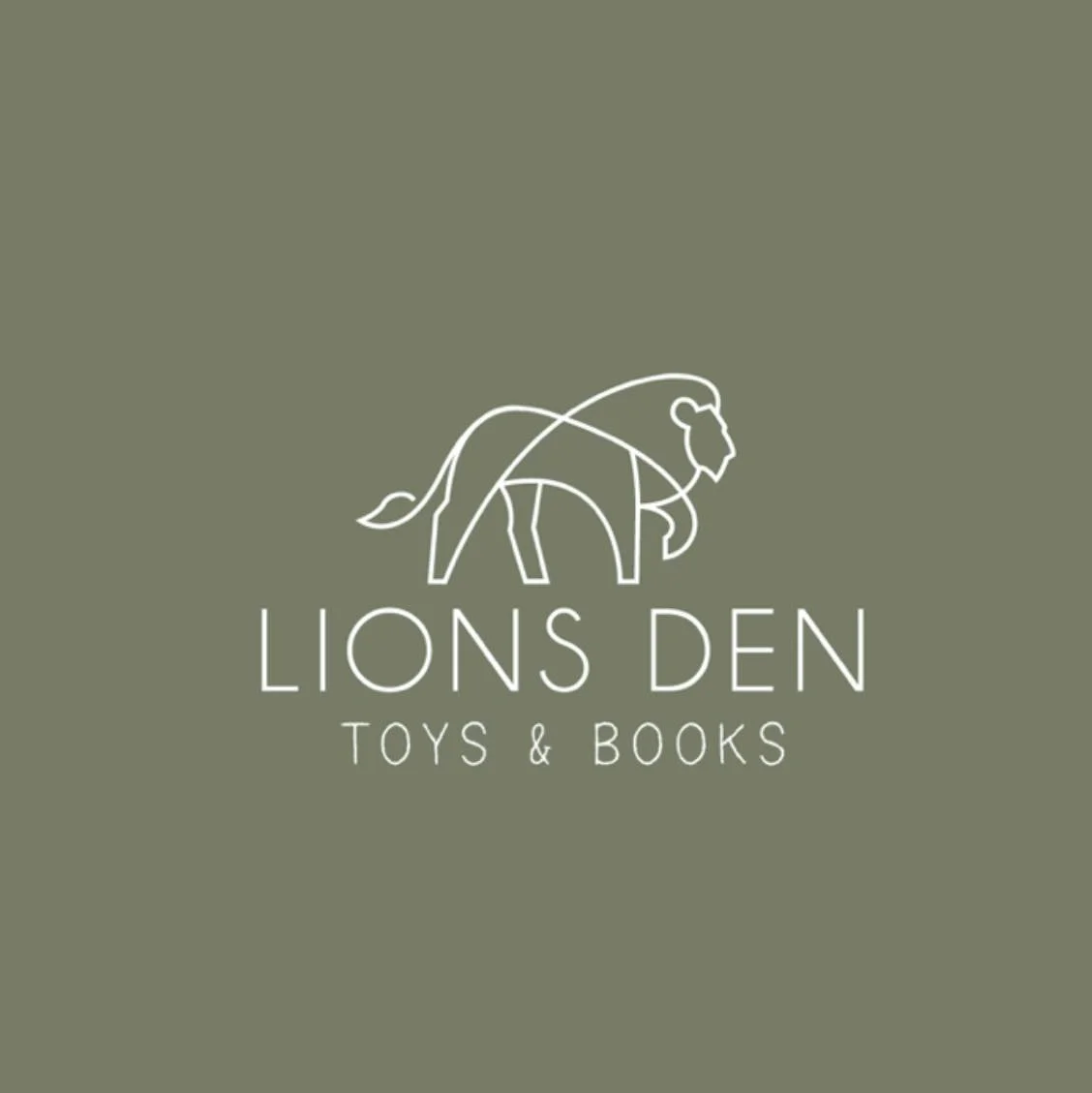 Lion’s Den Toys & Books logo at The Hemingway in Downtown Eagle