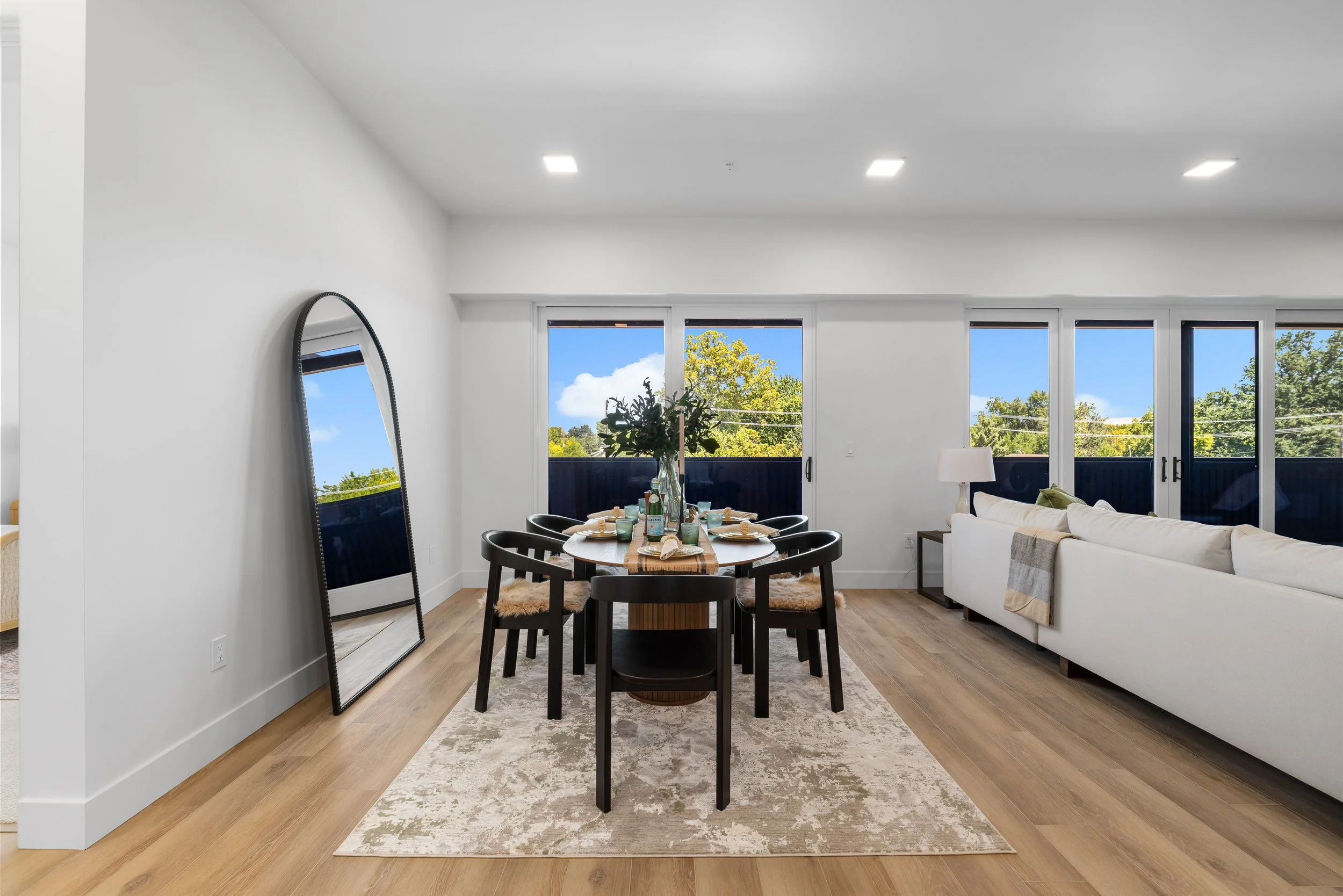 Dining area at The Hemingway residence.
