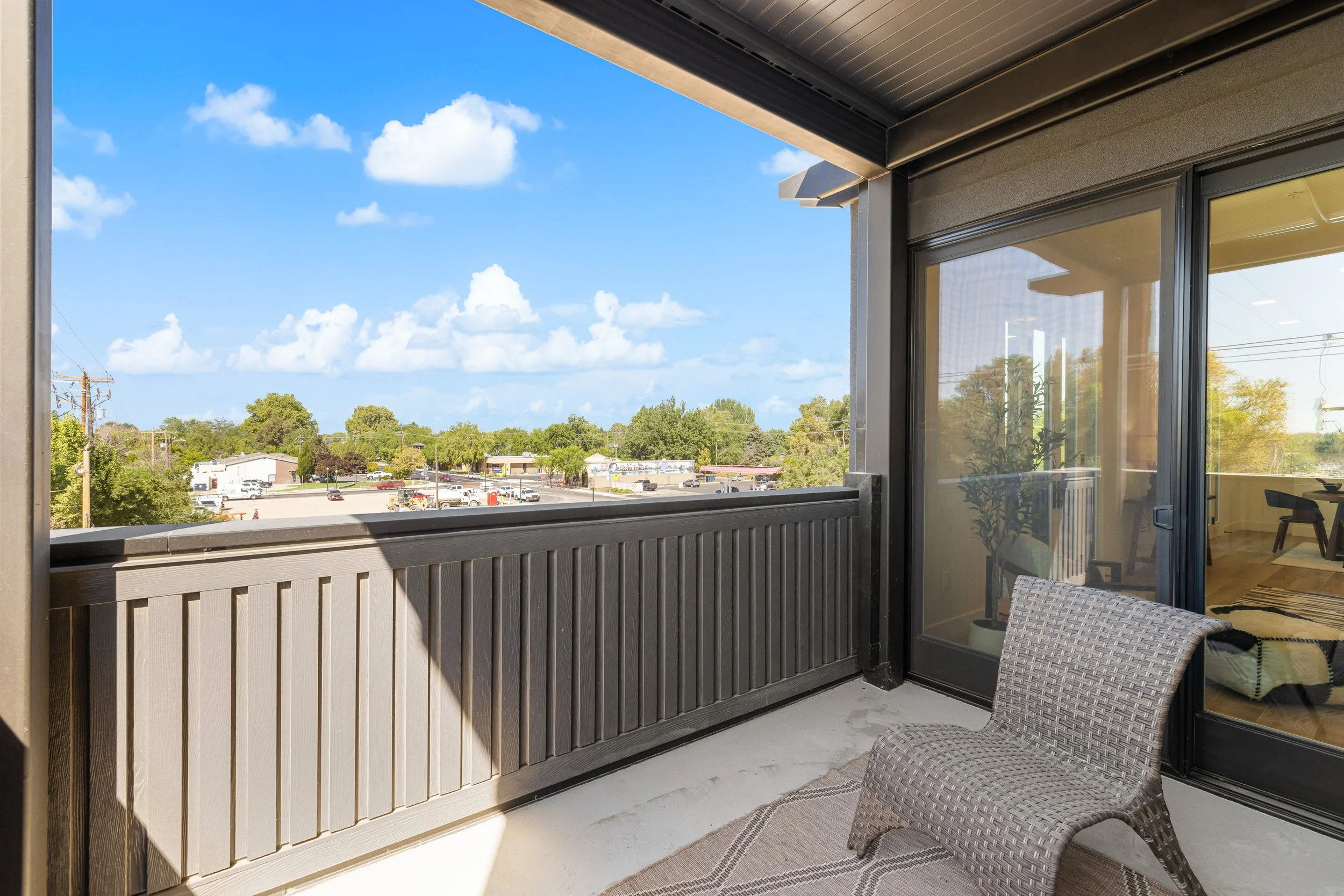 Private balcony at The Hemingway residence.
