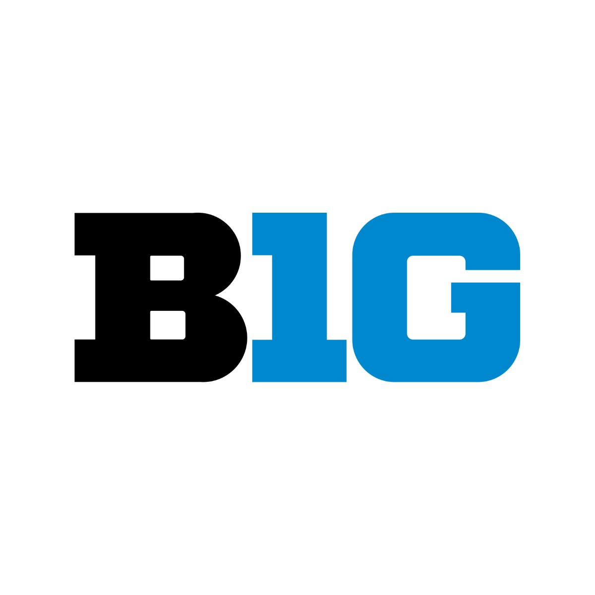 Text graphic displaying the words 'BIG' with the 'B' in black, 'I' and 'G' in blue.