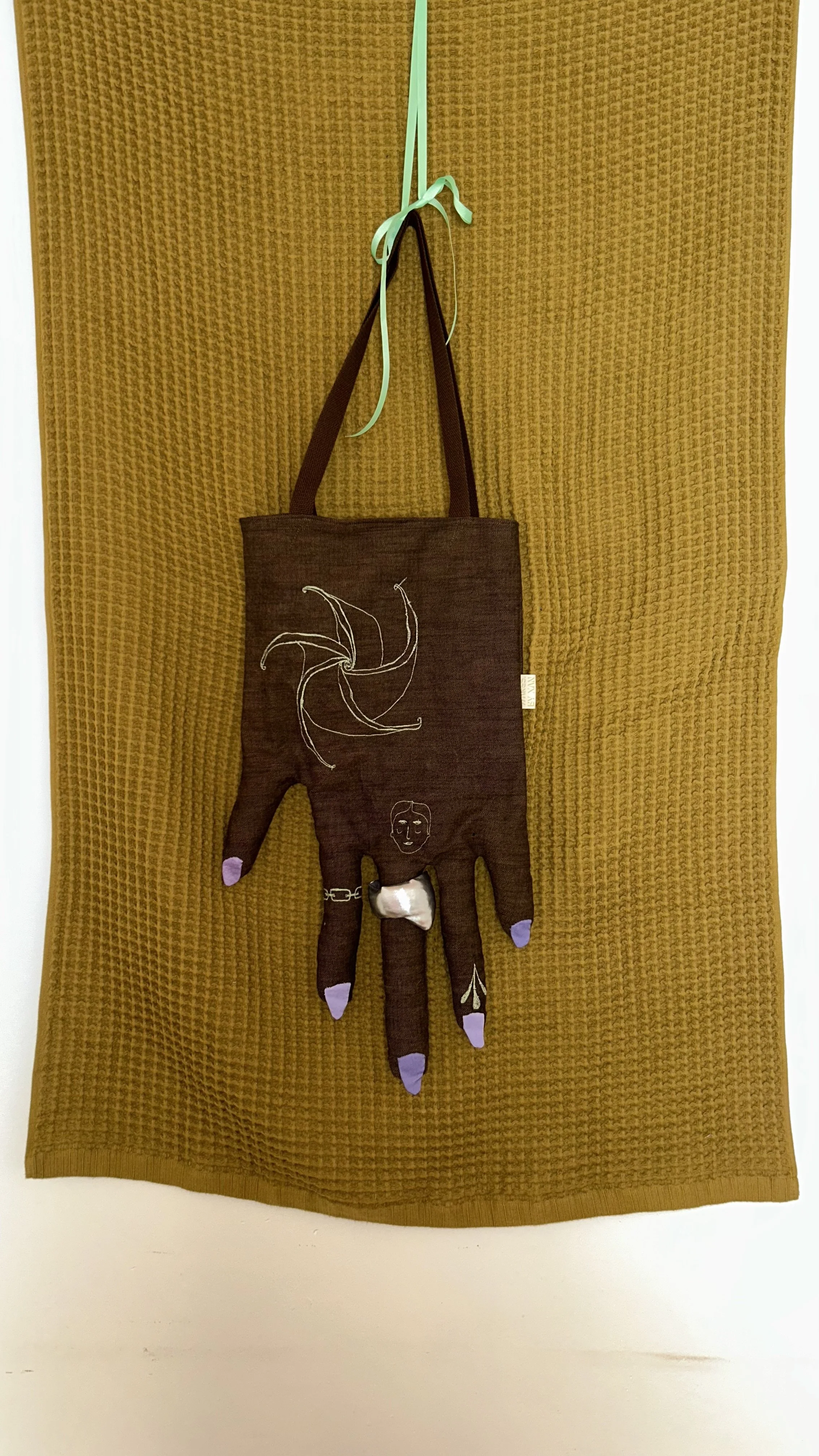 *LIMITED* datura chain tat bag