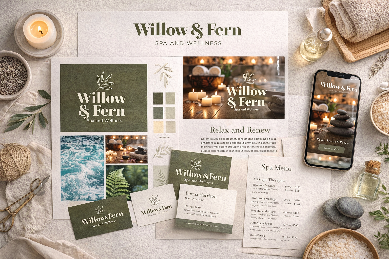 Willow & Fern Brand Identity
