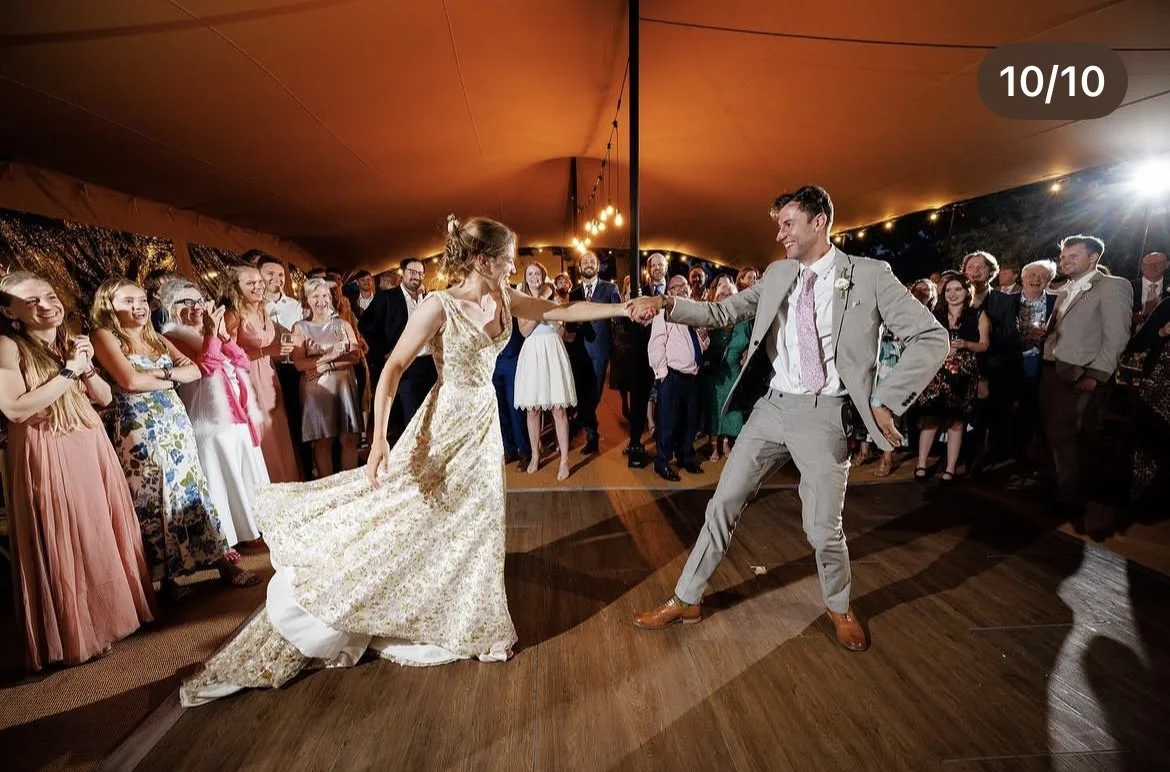 We have our own wooden parquet dance floors for a small party or a large event for 400 people. These are often accompanied by our staging and sound systems. 