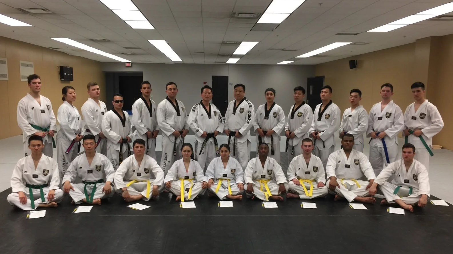 Army Taekwondo Team Photo