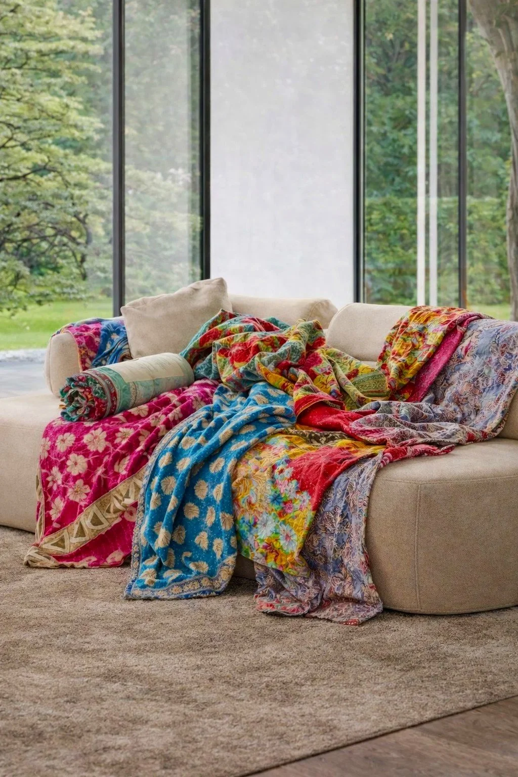 Kantha Daily | 216x140cm