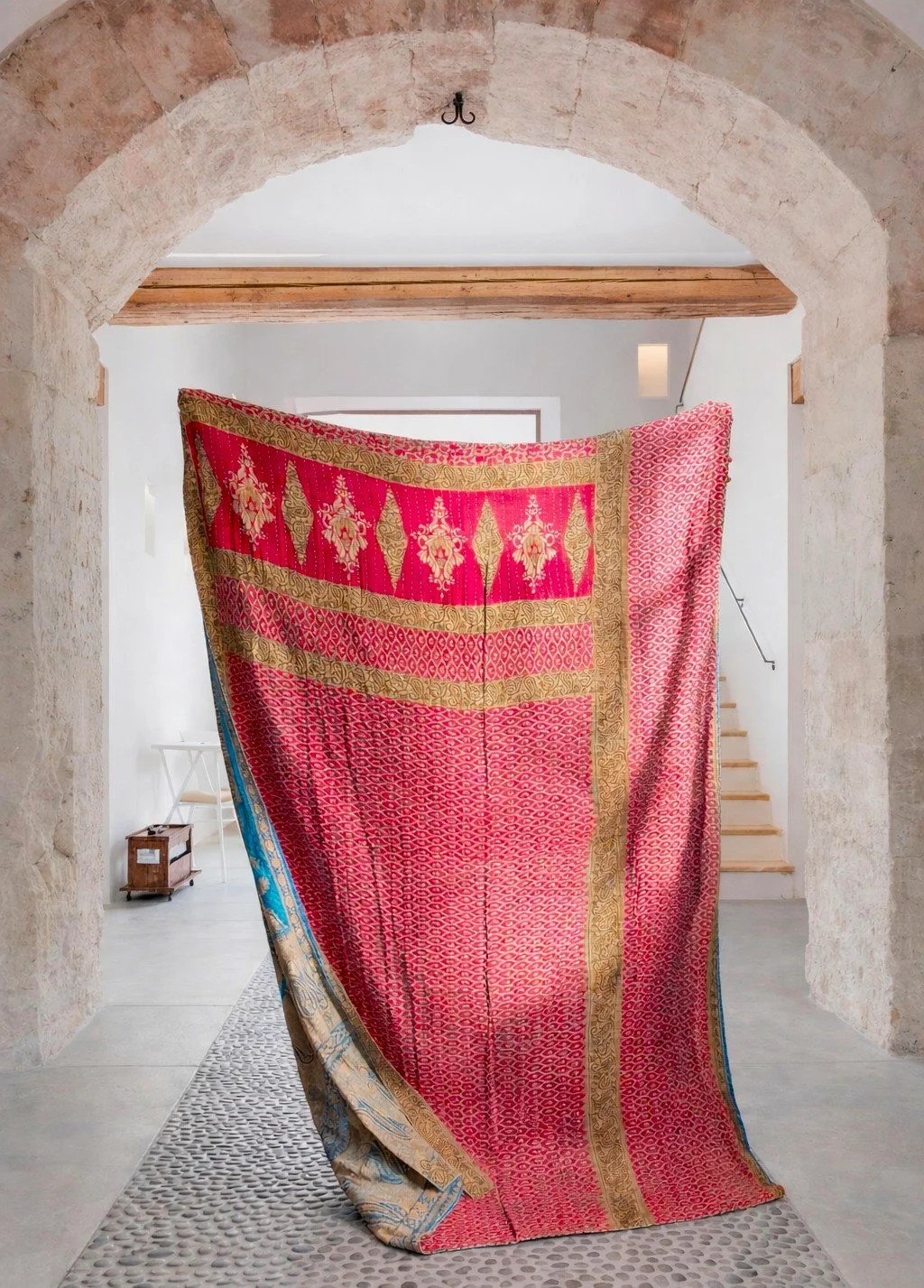 Kantha Daily | Farbthema Rot (216x140cm)