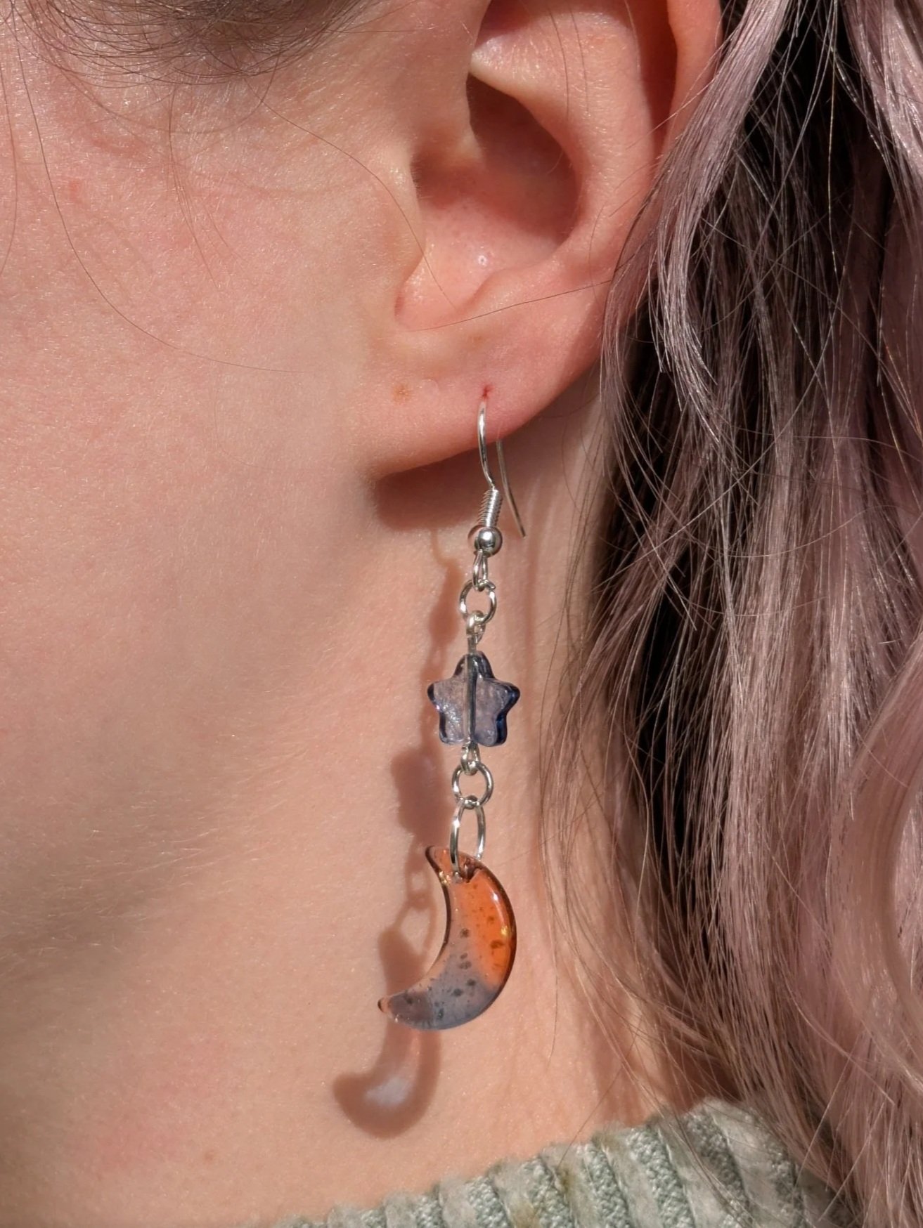 Moon & Star Earrings