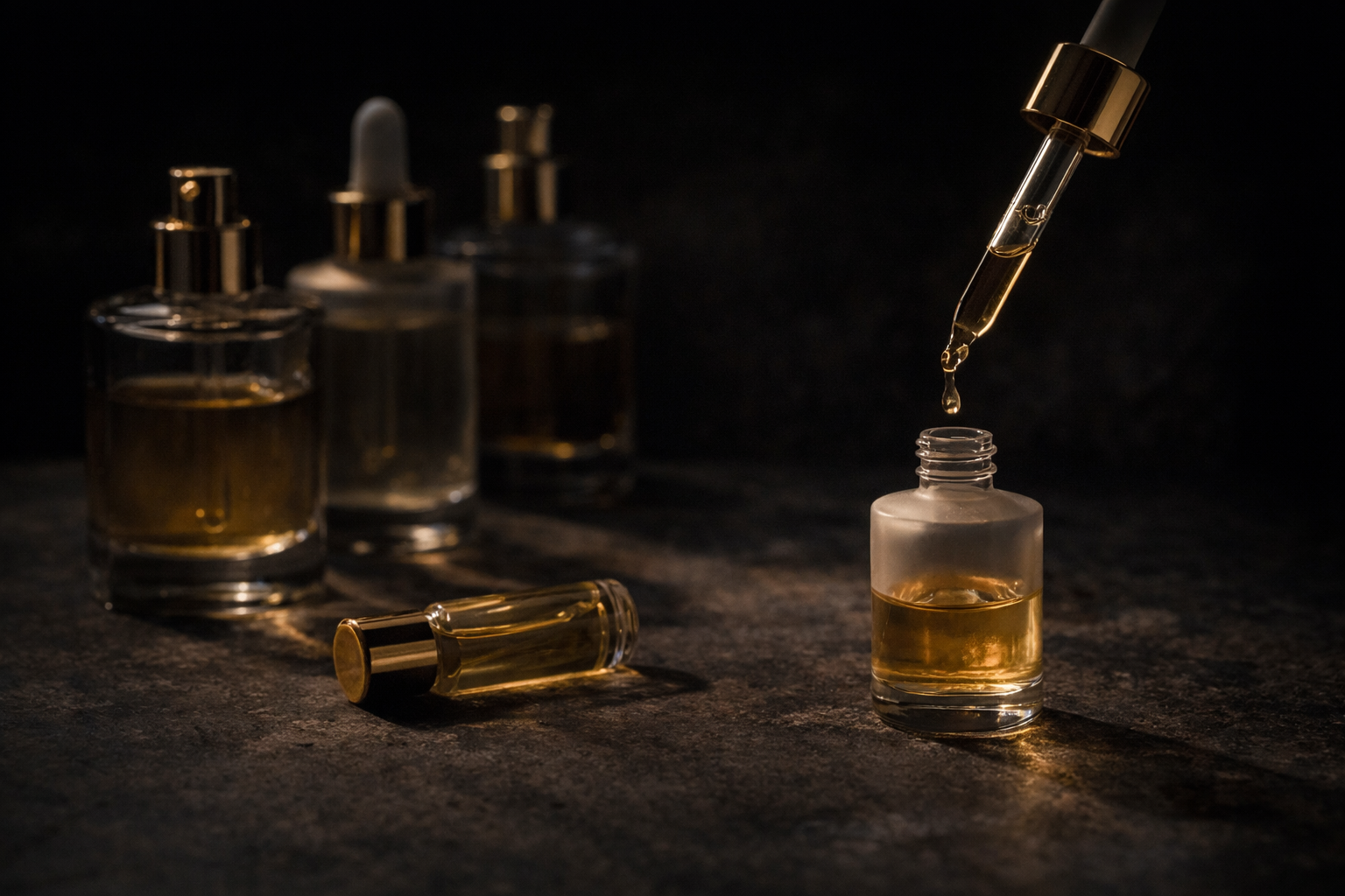 Custom fragrance blending experience in Central New Jersey creating personalized scents for body, home, and everyday wear