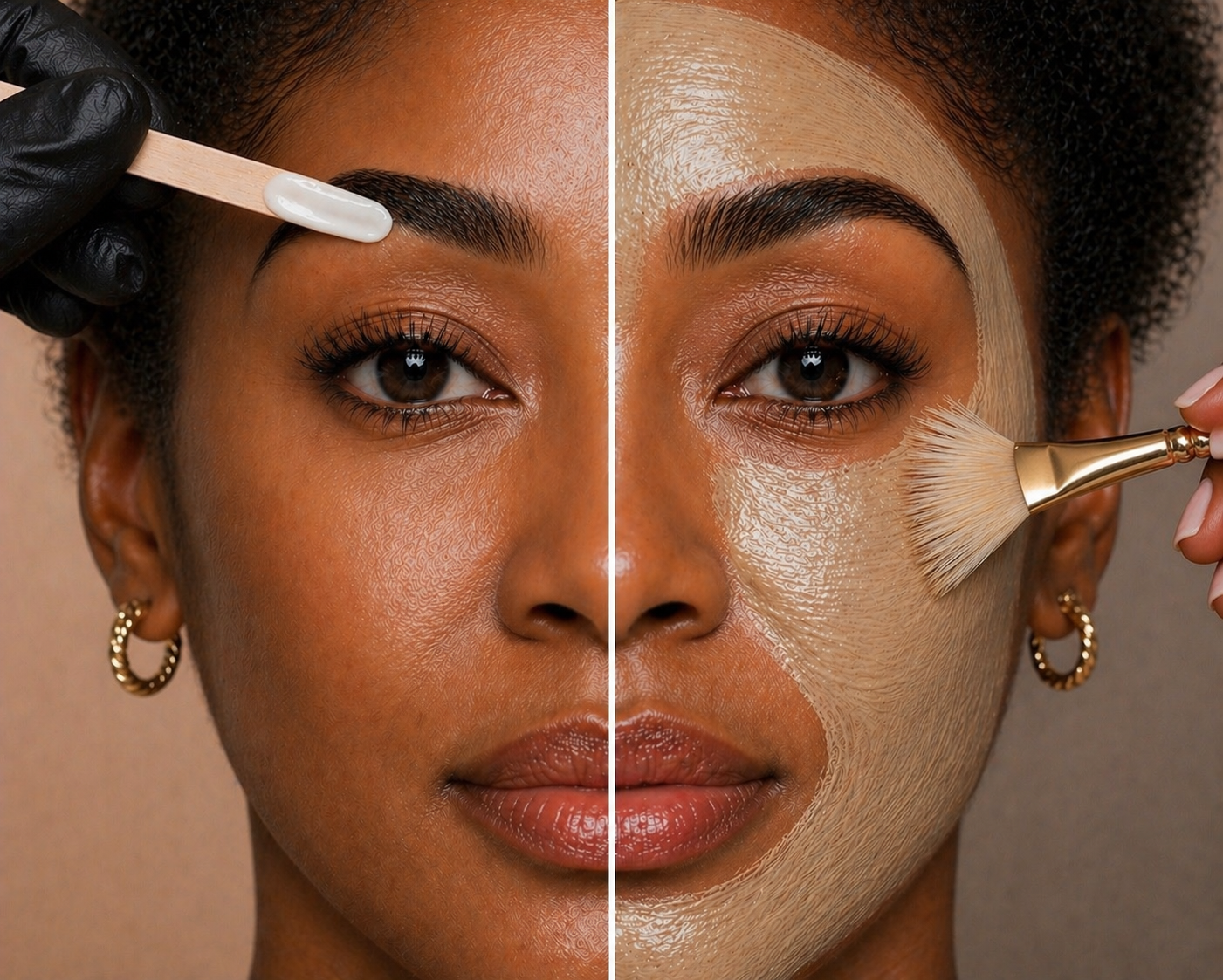 Combined skincare and grooming services performed in a single appointment within the Intentional Pairings Collection at Jarél Arin Beauty in Clark, New Jersey