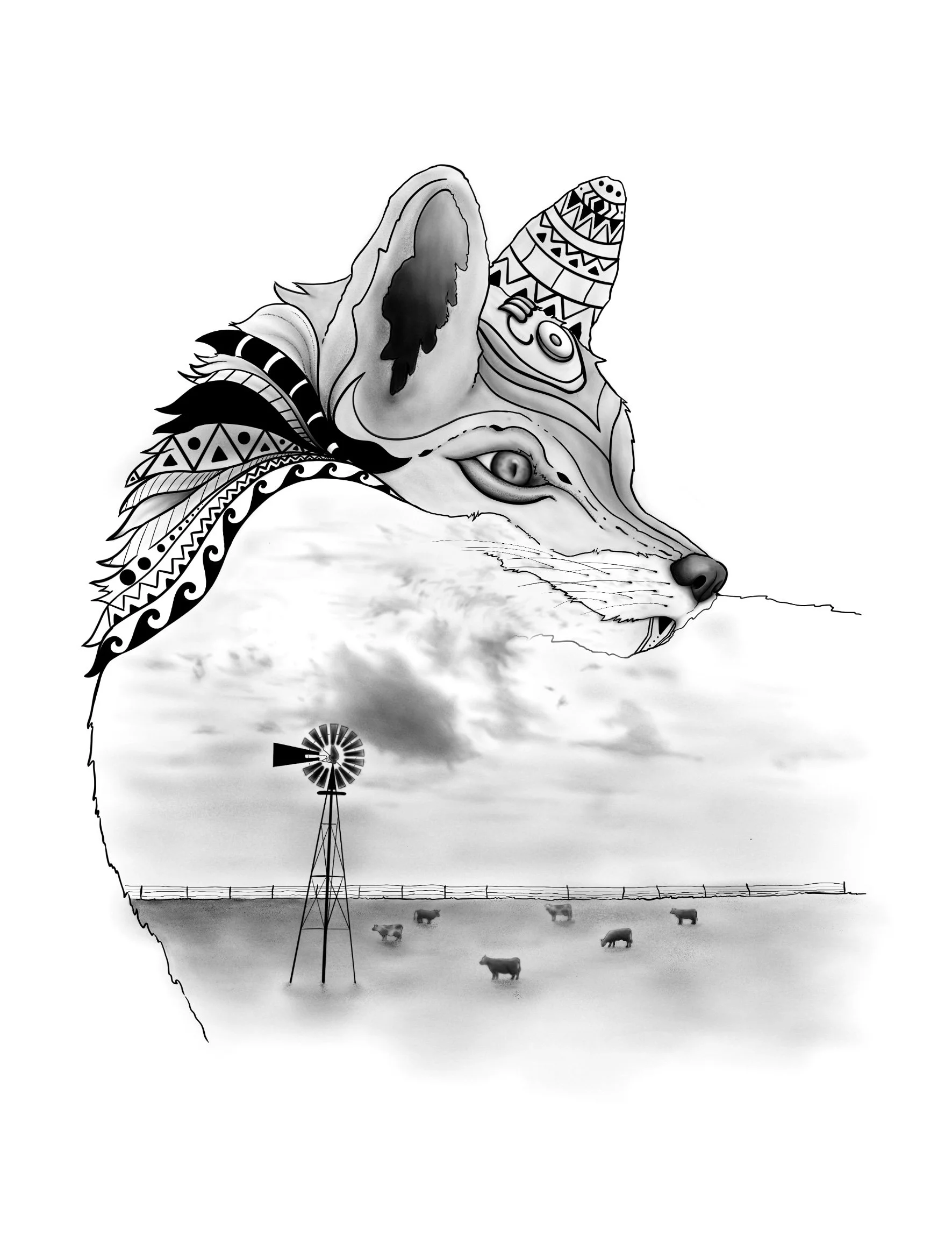 Fox - Tattoo Commission 