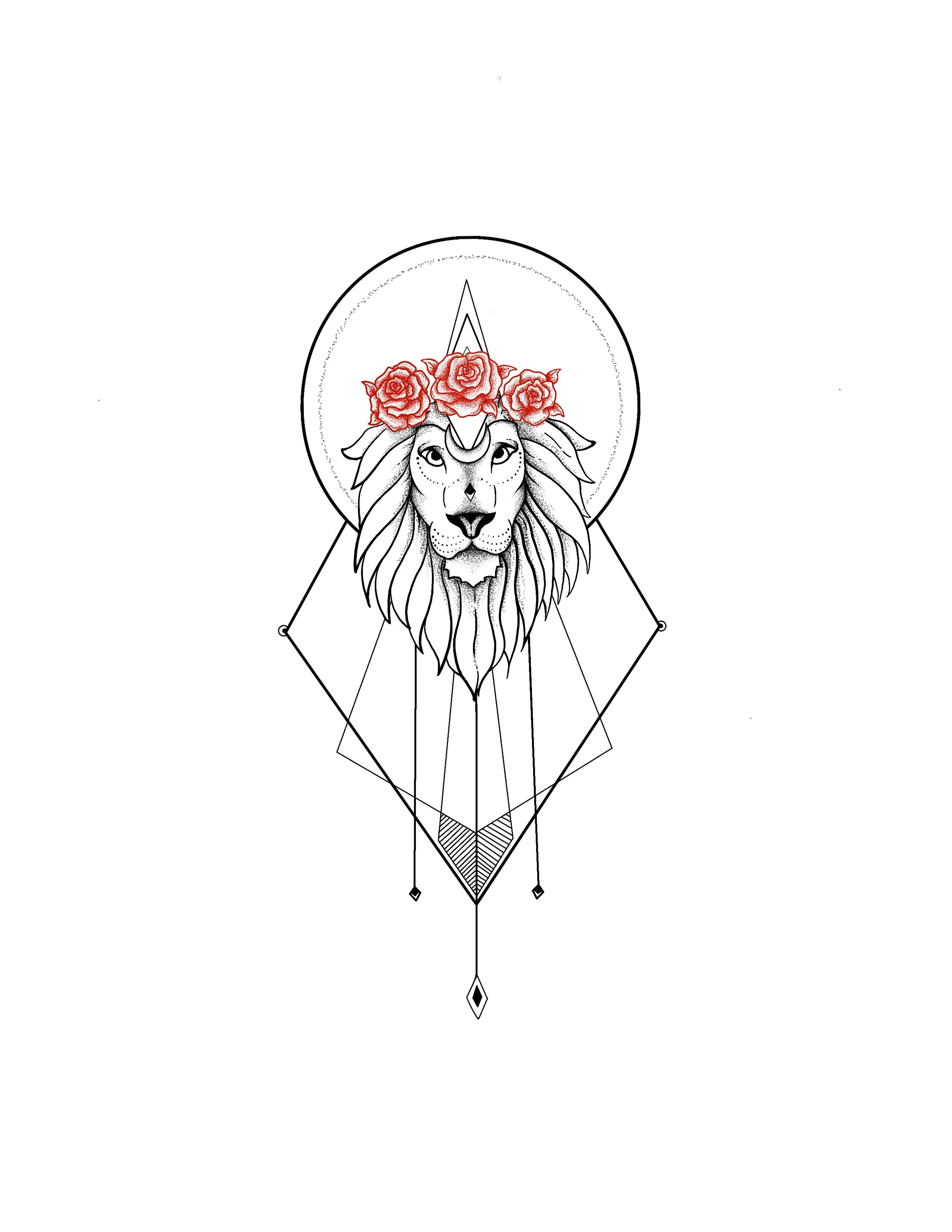 Lion - Tattoo Commission 