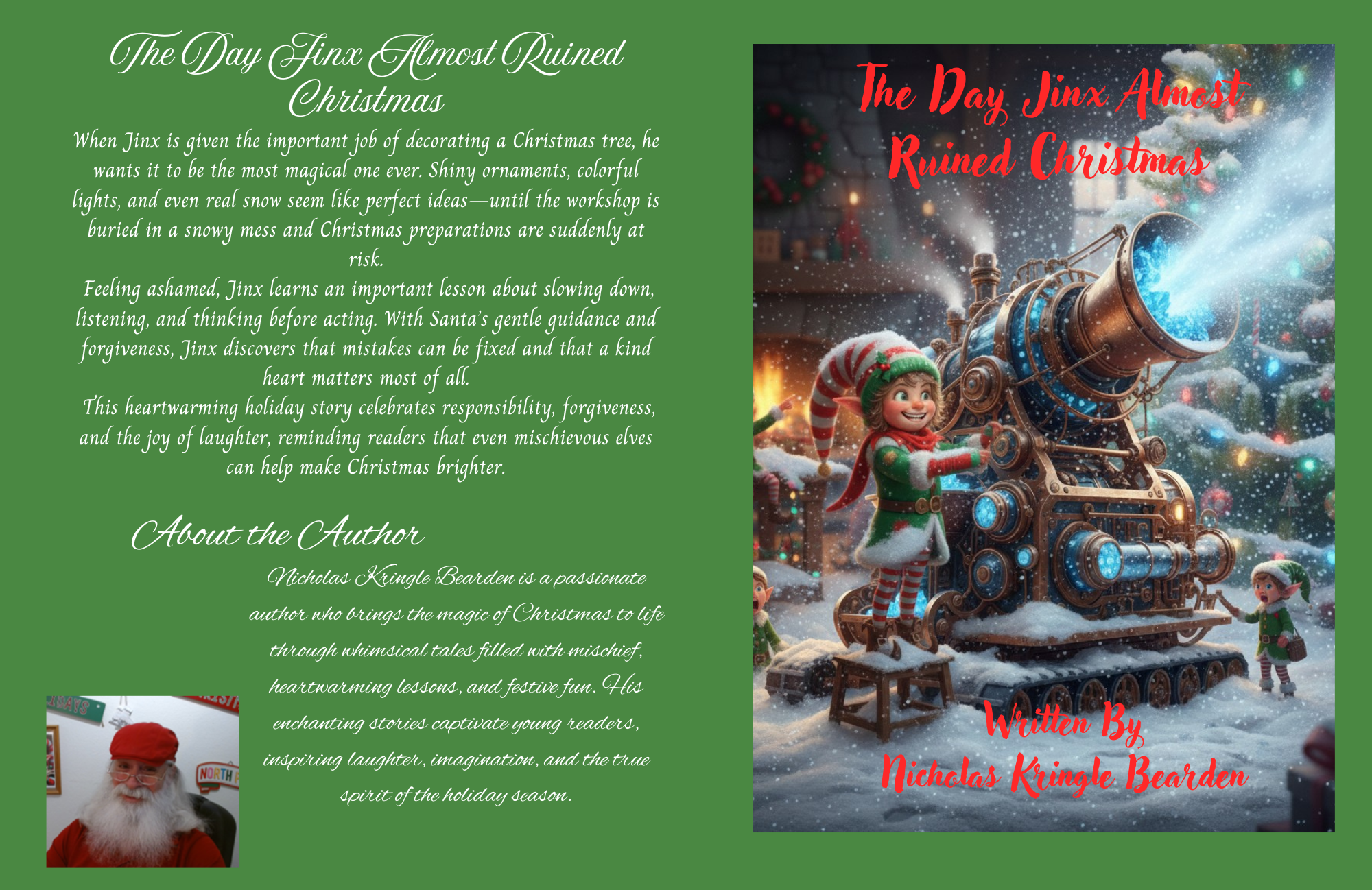 "The Day Jinx Almost Ruined Christmas" by Nicholas Kringle Bearden