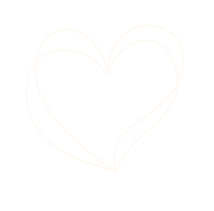 A simple black background with a white line drawing of a large heart.