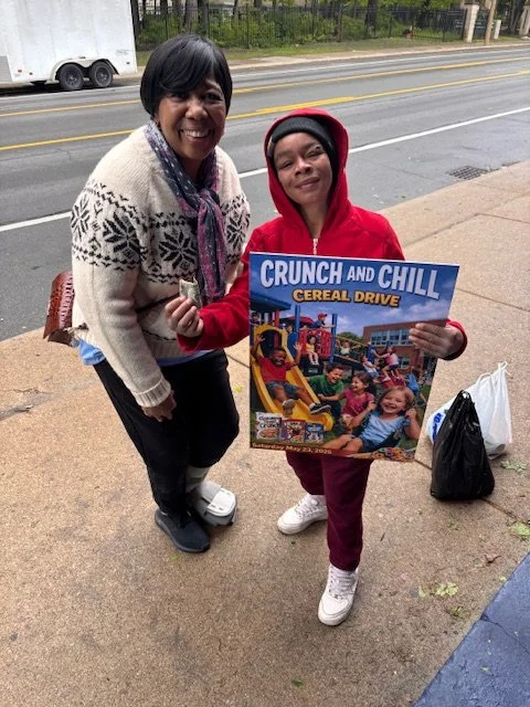 The  Lady in the Red Hoodie with widow's mite