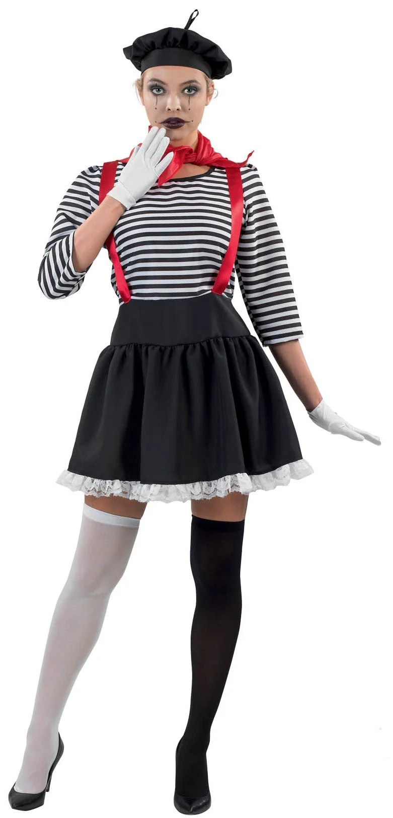 Αποκριάτικη Στολή Μίμος Γυναικεία