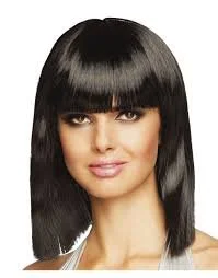 Περούκα μαύρη κοντό καρέ