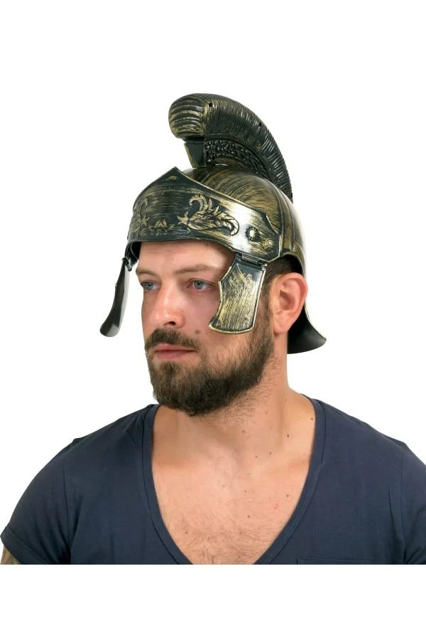 Αποκριάτικο Αξεσουάρ Περικεφαλαία Χρυσή