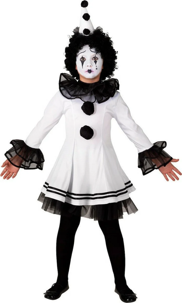 Αποκριάτικη Στολή Ασπρόμαυρος Κλόουν