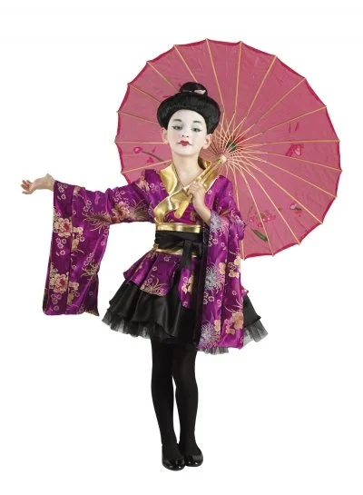 Αποκριάτικη Στολή Γκέισα μωβ