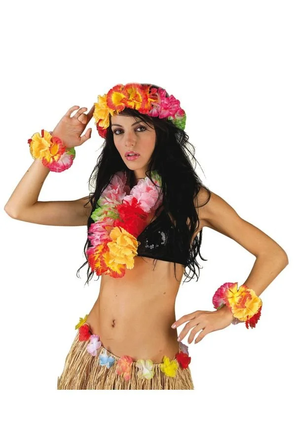 Αποκριάτικο Αξεσουάρ Σετ Χαβανέζικο