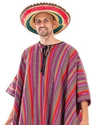 Αποκριάτικη Στολή Πόντσο Μεξικάνου