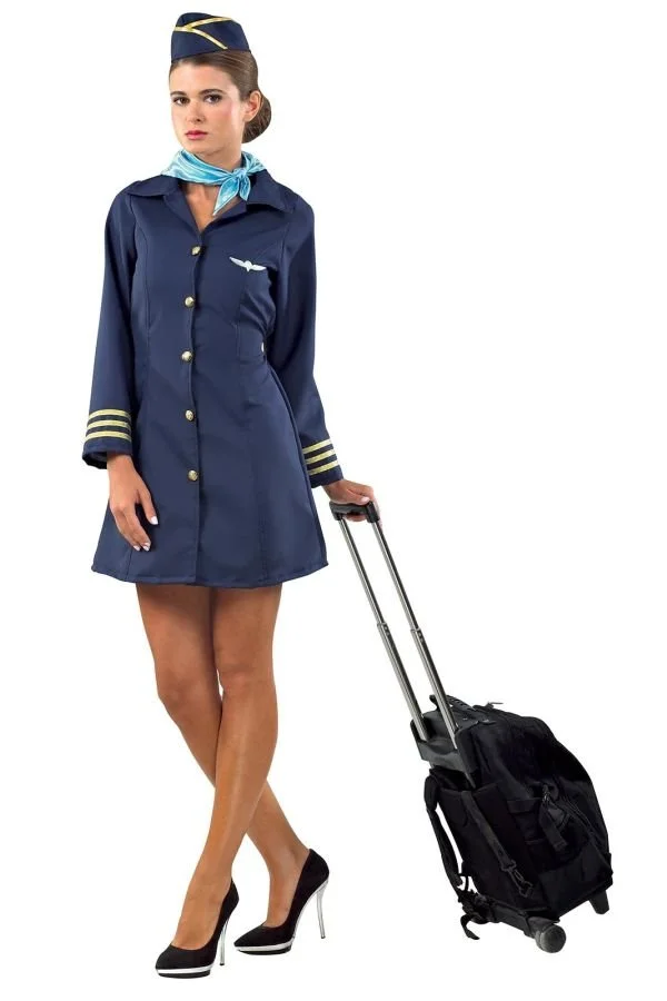 Αποκριάτικη Στολή Αεροσυνοδός