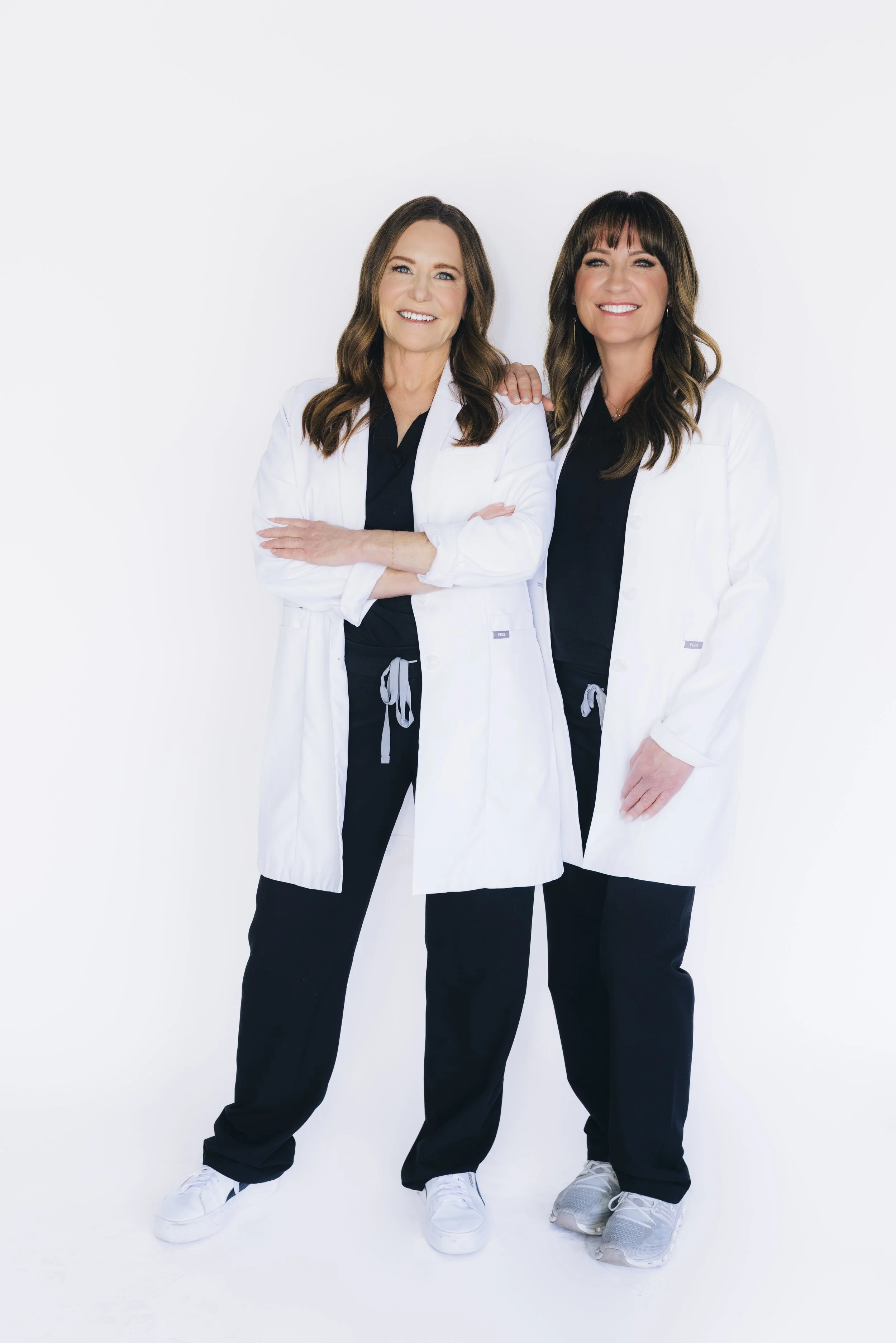 Maureen Garrett and Maggie Richard, nurses and founders of The Aesthetic Journey, a medical spa in San Clemente, CA.