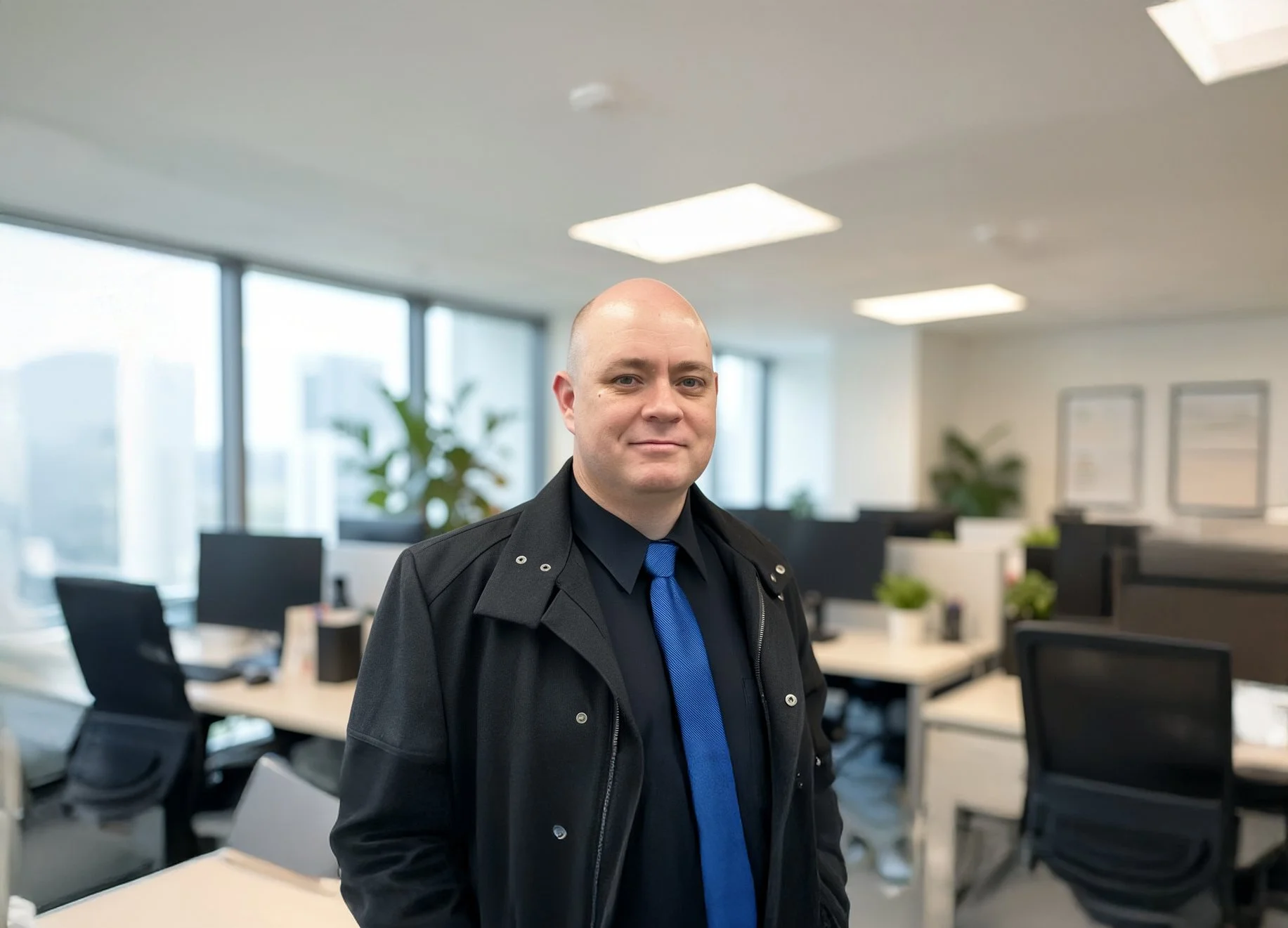 nic-oosthuizen-ca-cpp stands in a corporate office