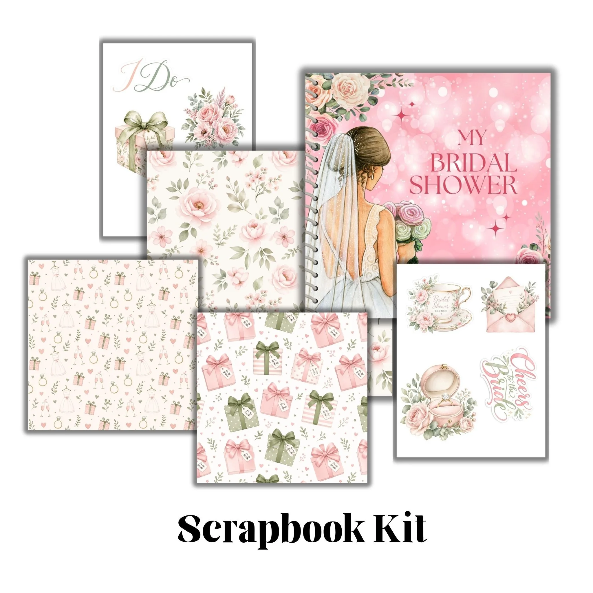Bridal Shower Scrapbook Kit