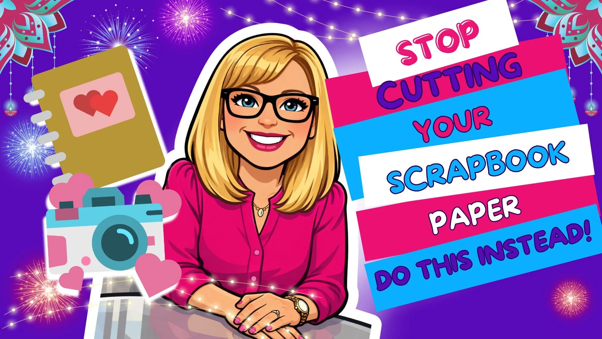 How to Tear &amp; Rip Paper to Add Texture to Scrapbook Pages