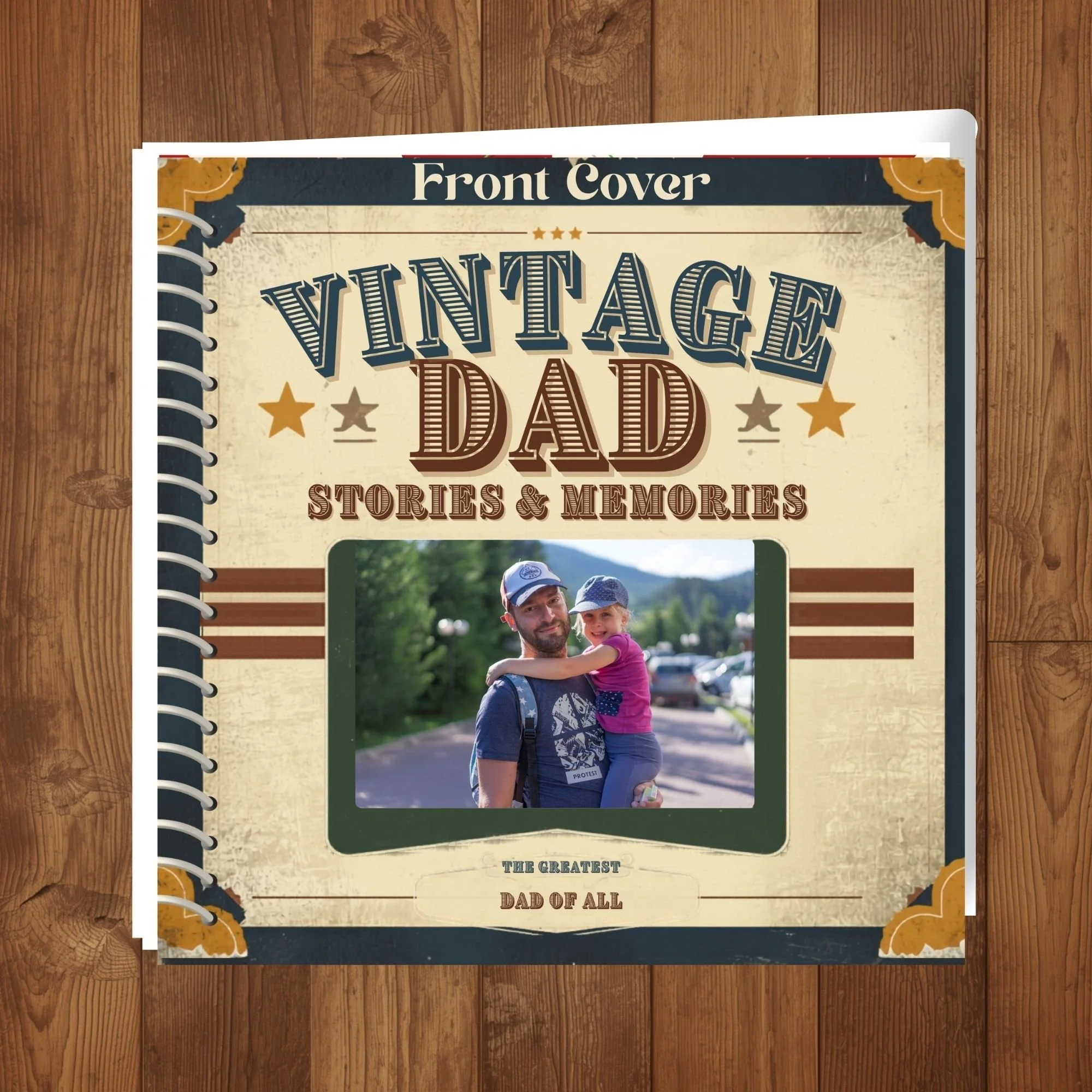 Father's Day Memorette Personalized Scrapbook
