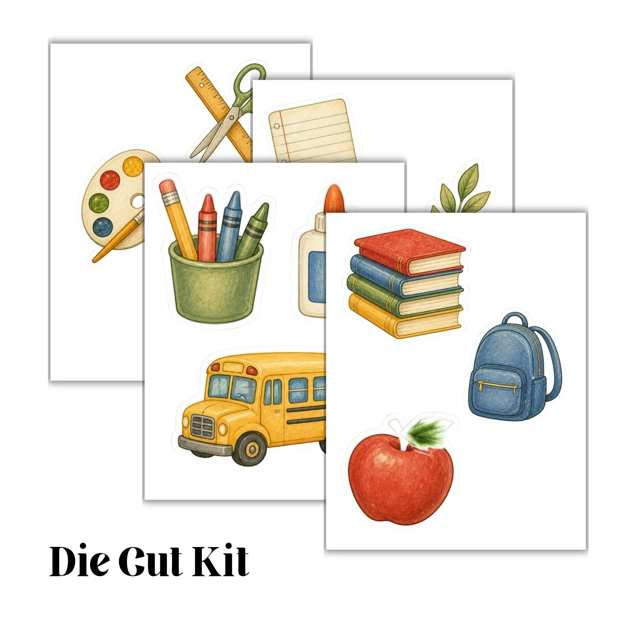 My School Days Die Cut Pack