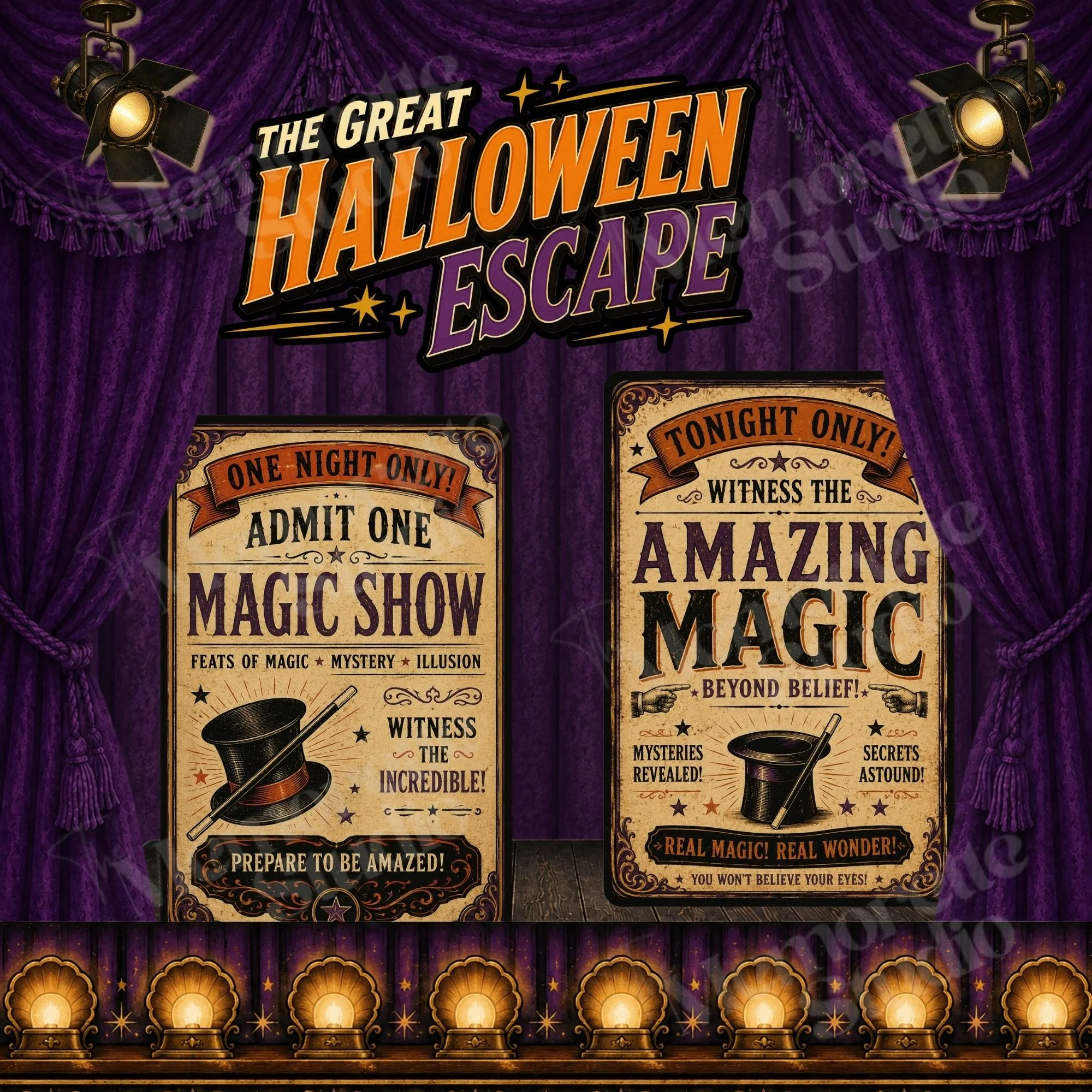 The Great Halloween Escape Page Kit