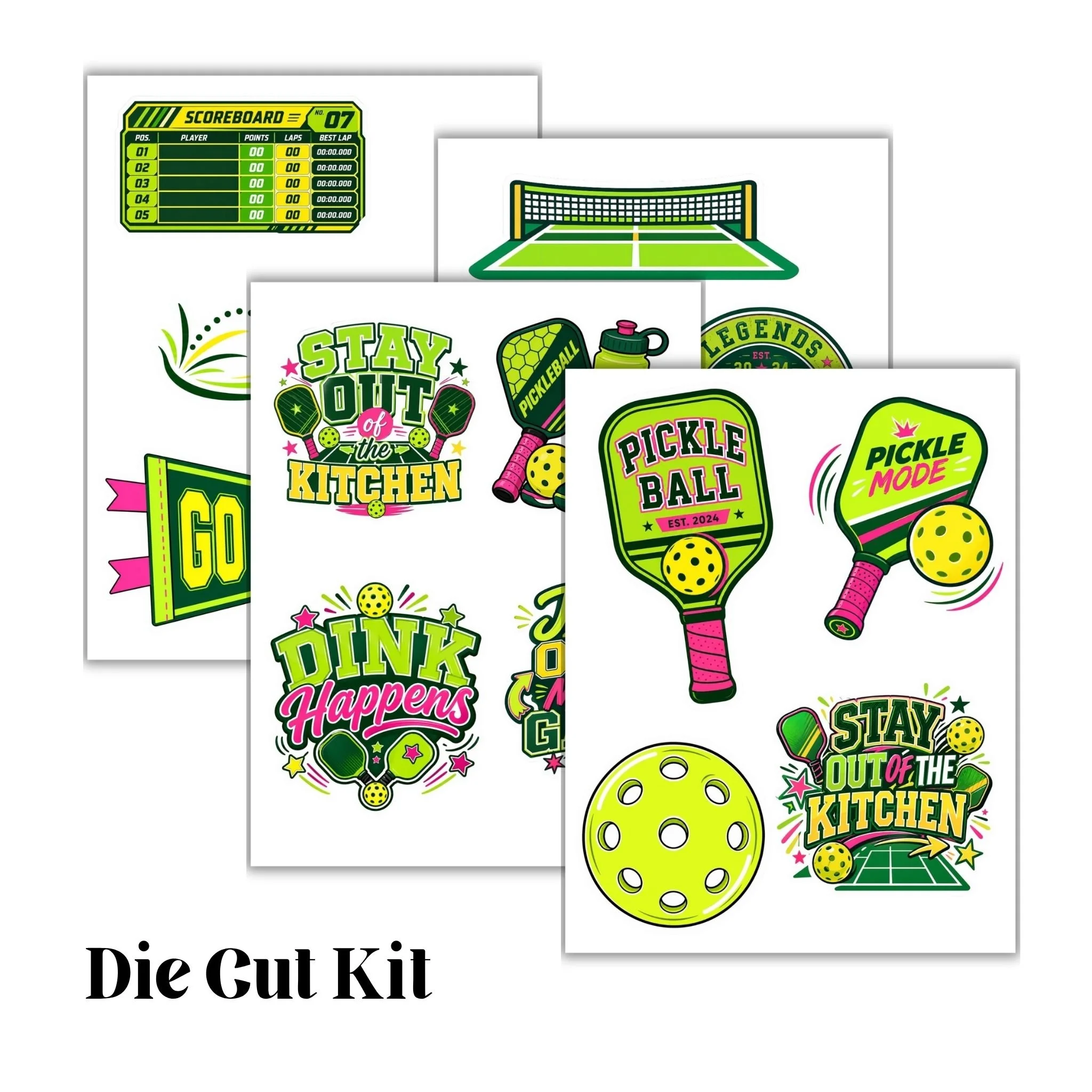 Pickleball Die Cut Pack