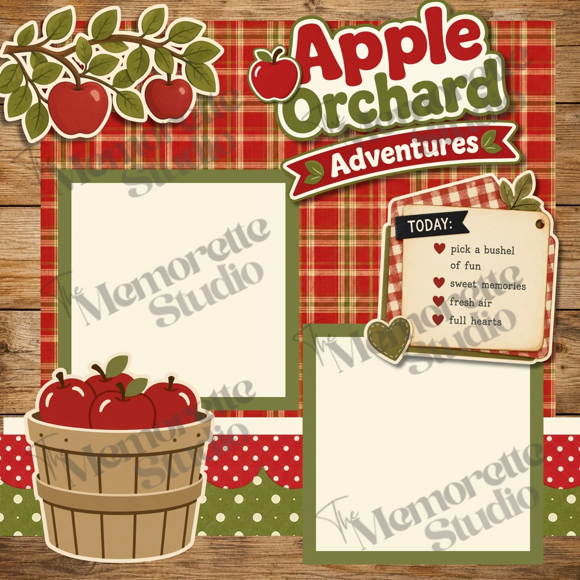 Apple Orchard Adventures Page Kit