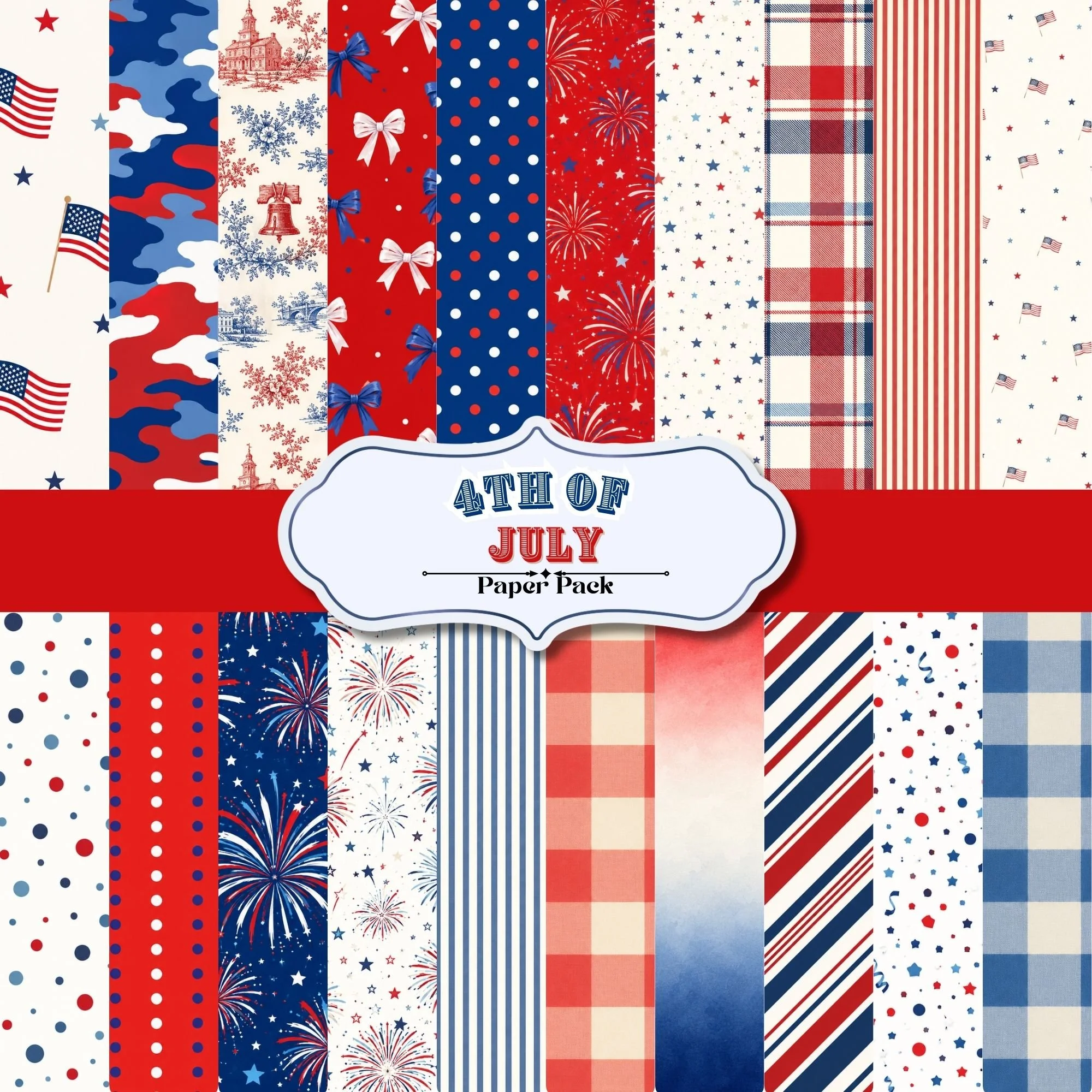 4th of July Paper Pack