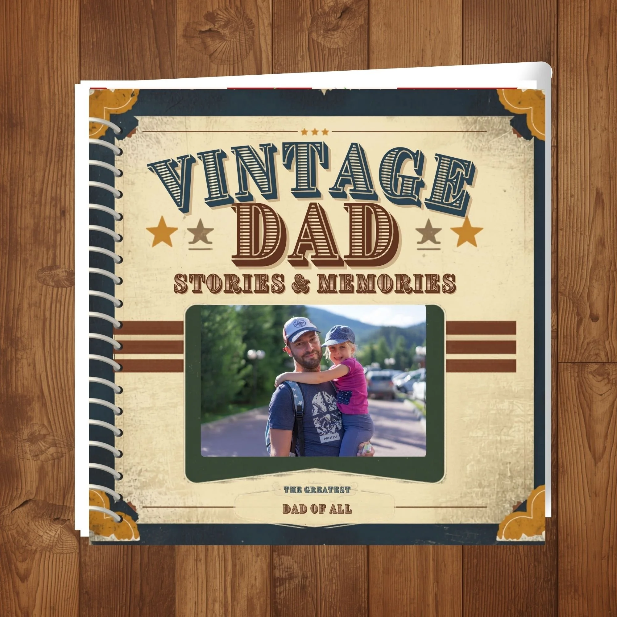 Father's Day Memorette Personalized Scrapbook