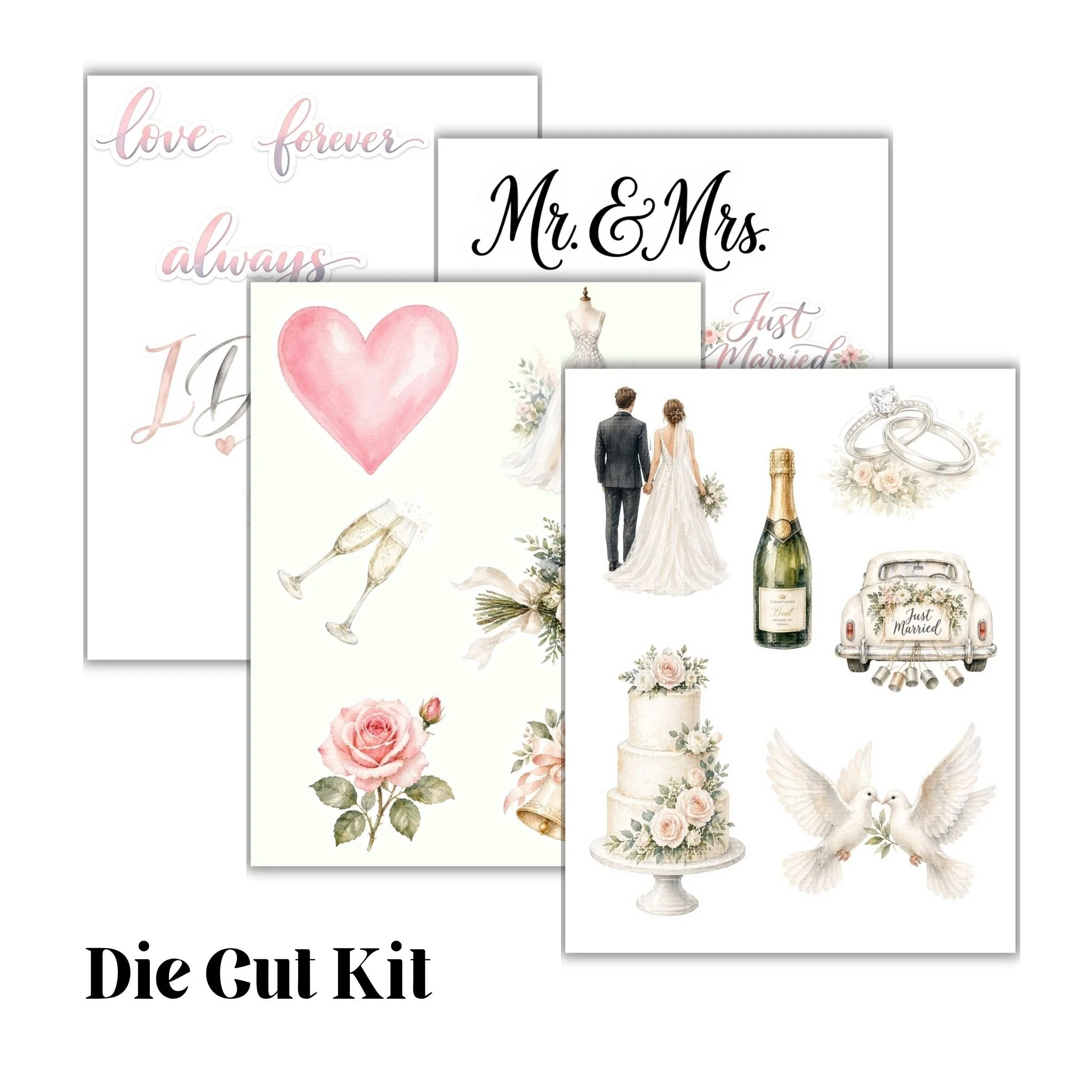 Wedding Die Cut Pack