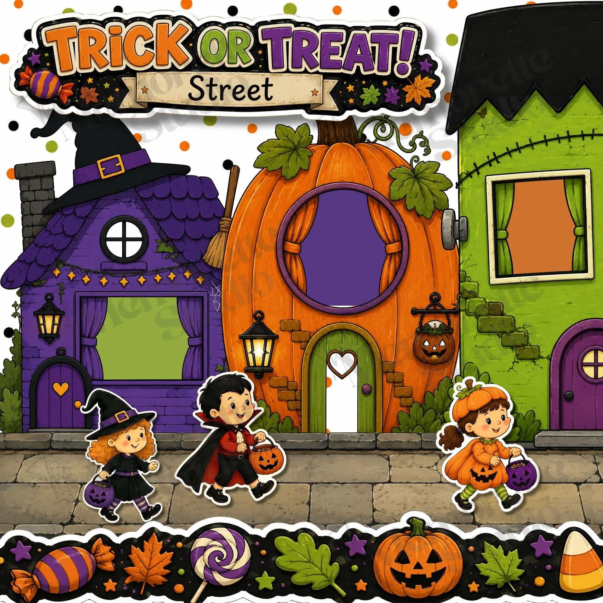 Trick or Treat Street Page Kit