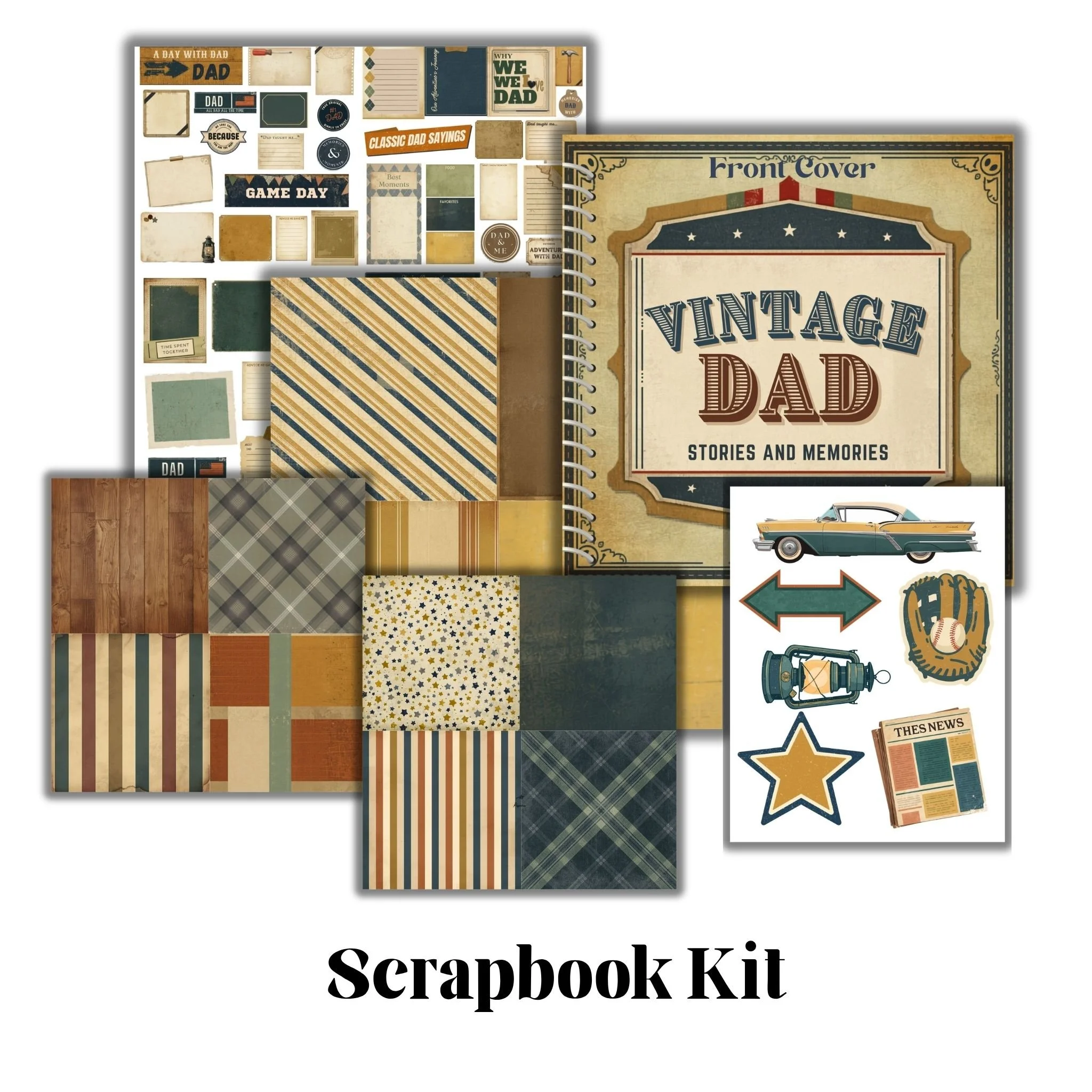 Father's Day Scrapbook Kit