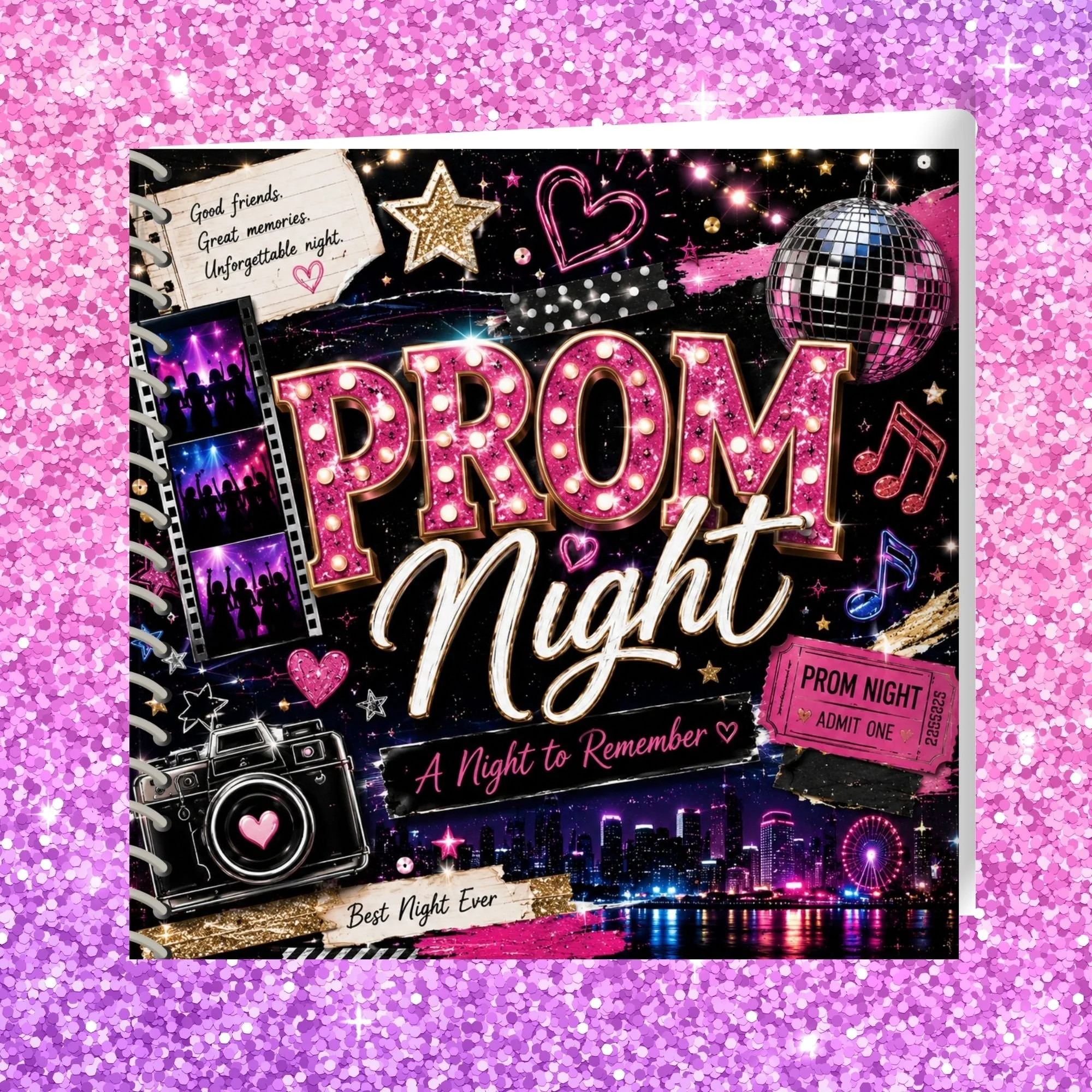 Prom Night Memorette Classic Scrapbook