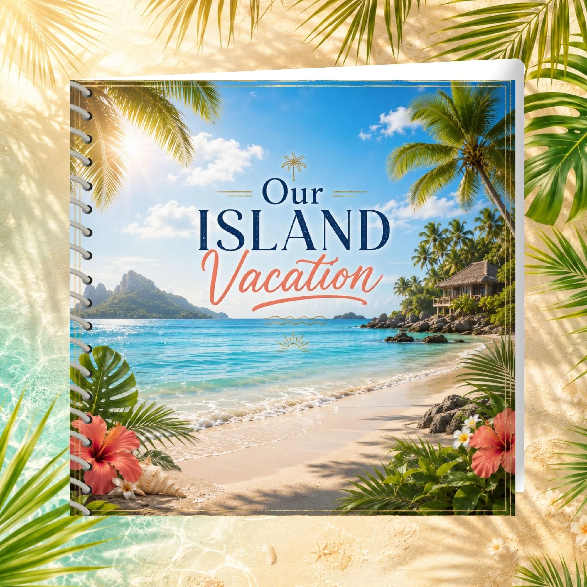 Travel Memorette- Island Vacation Classic Scrapbook