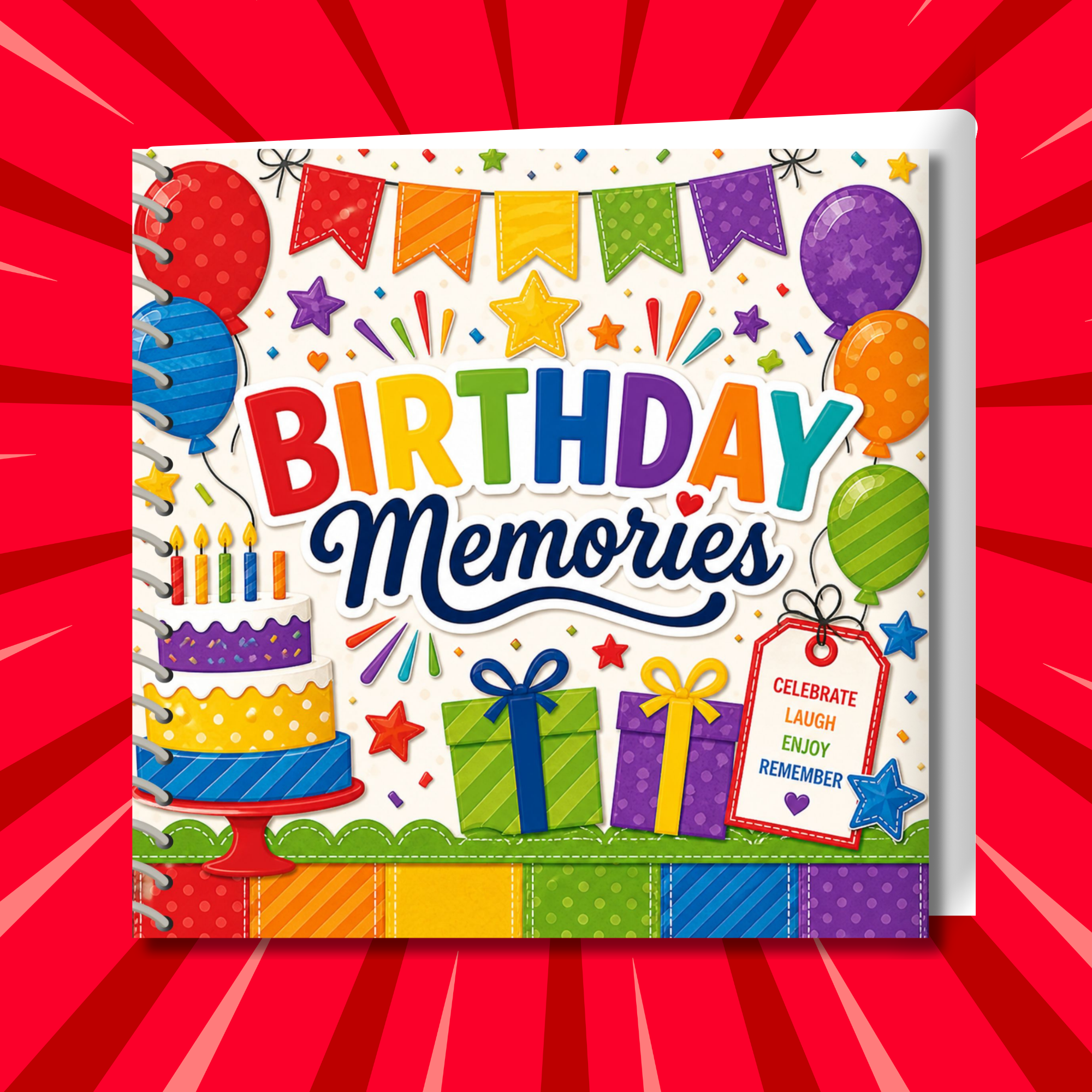 Birthday Memories Memorette Classic Scrapbook