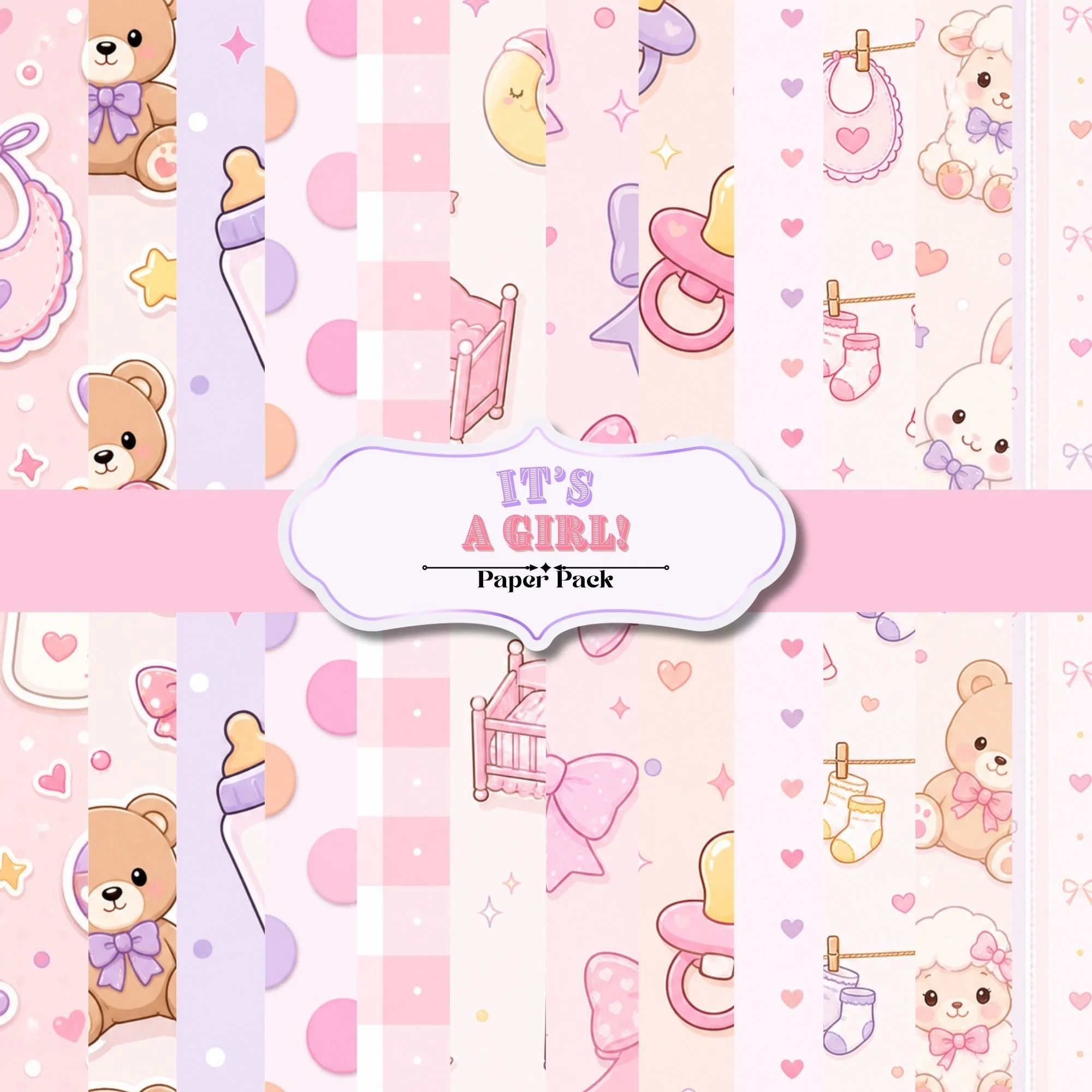 It's a Girl! Paper Pack