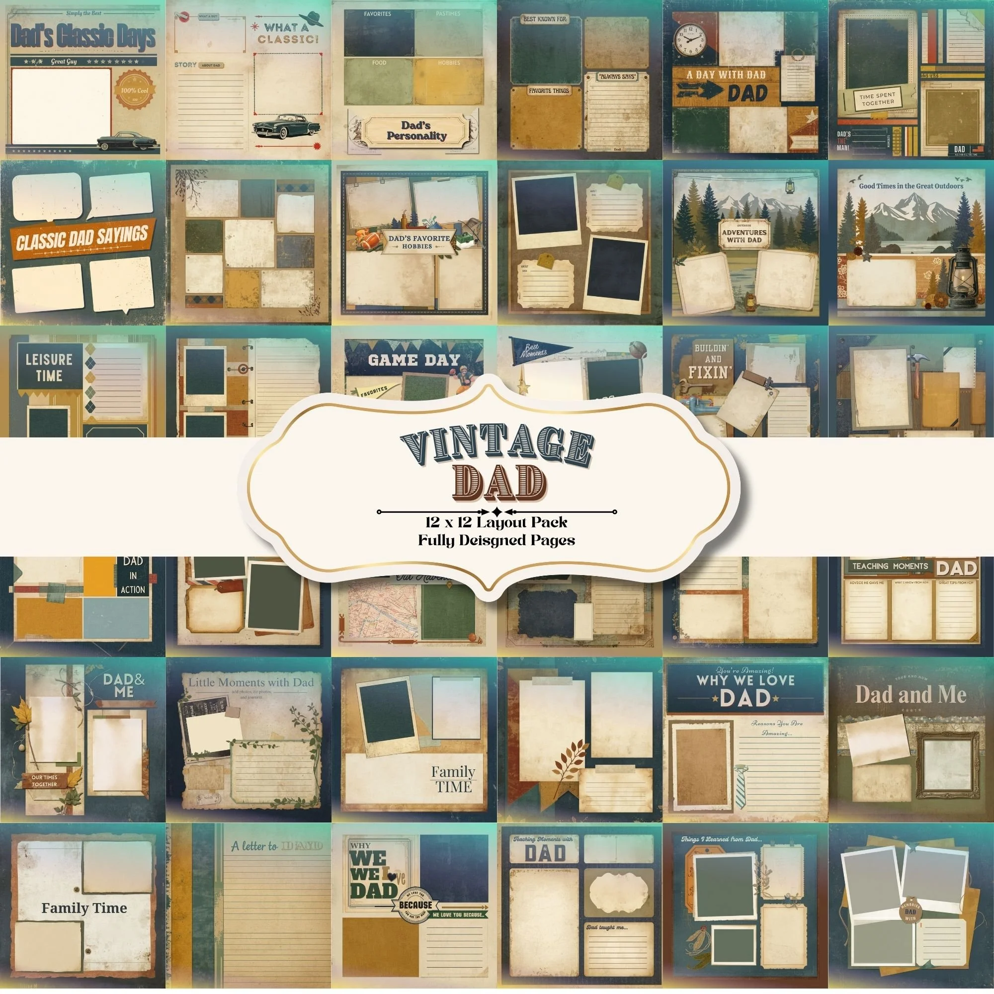 Father's Day Layout Pack