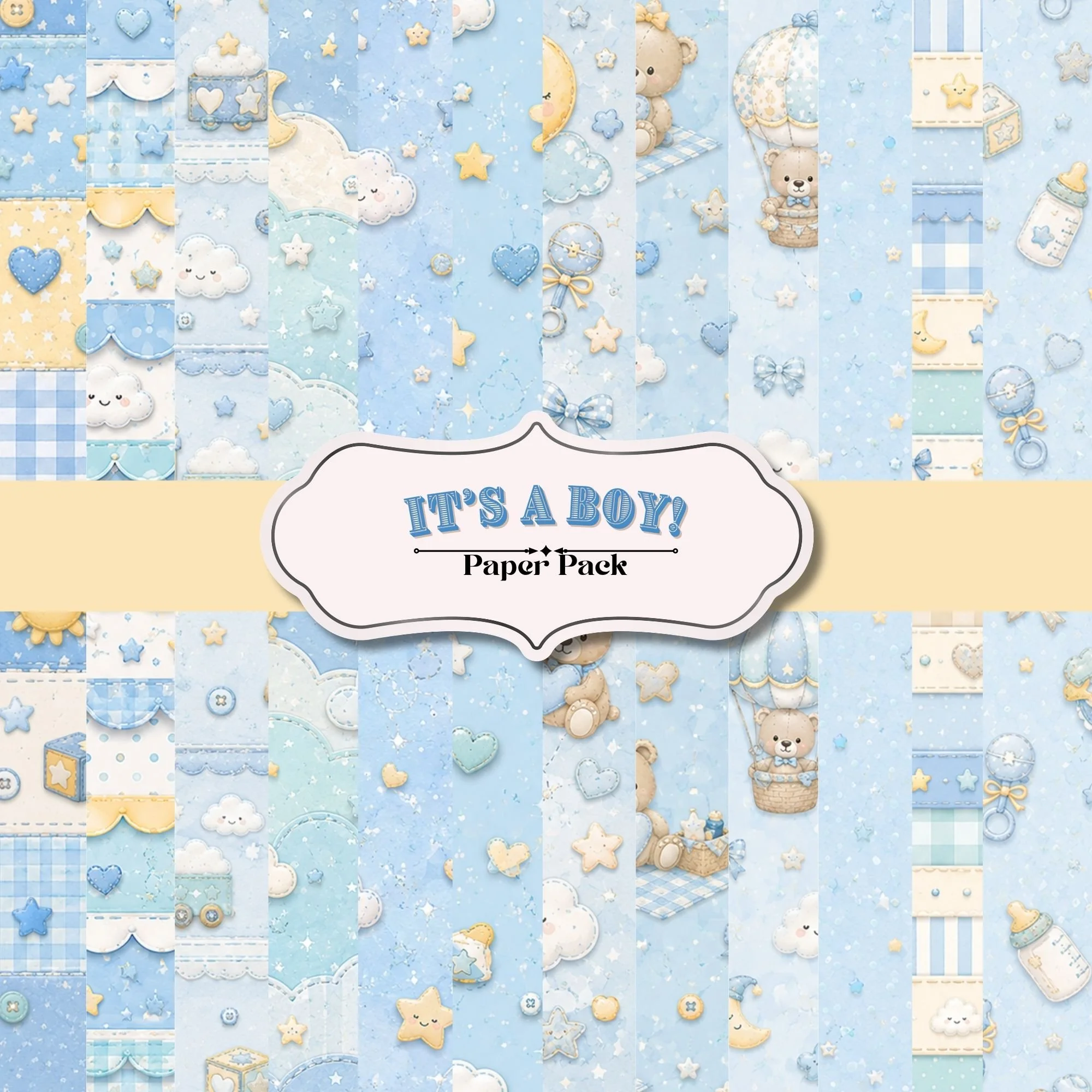 It's A Boy!  Paper Pack