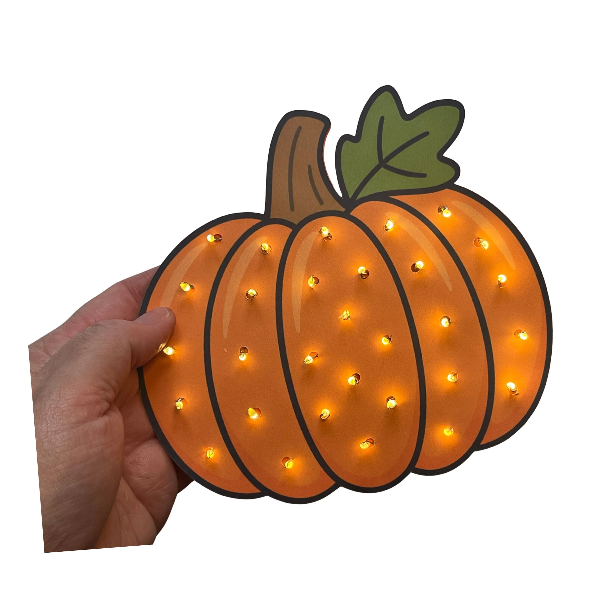 Pumpkin Light-Up Die Cut